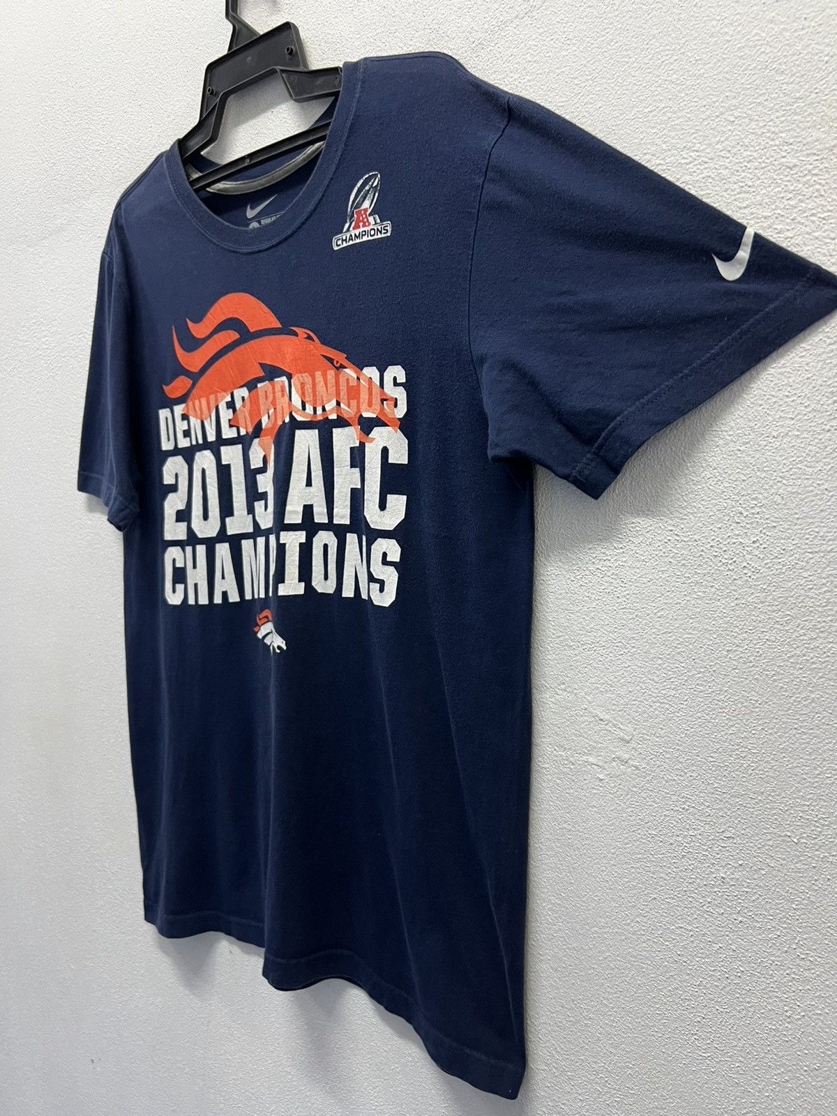 Nike × Vintage VINTAGE NIKE DENVER BRONCOS 2013 AFC CHAMPIONS SHIRT Size US L / EU 52-54 / 3 - 5 Thumbnail