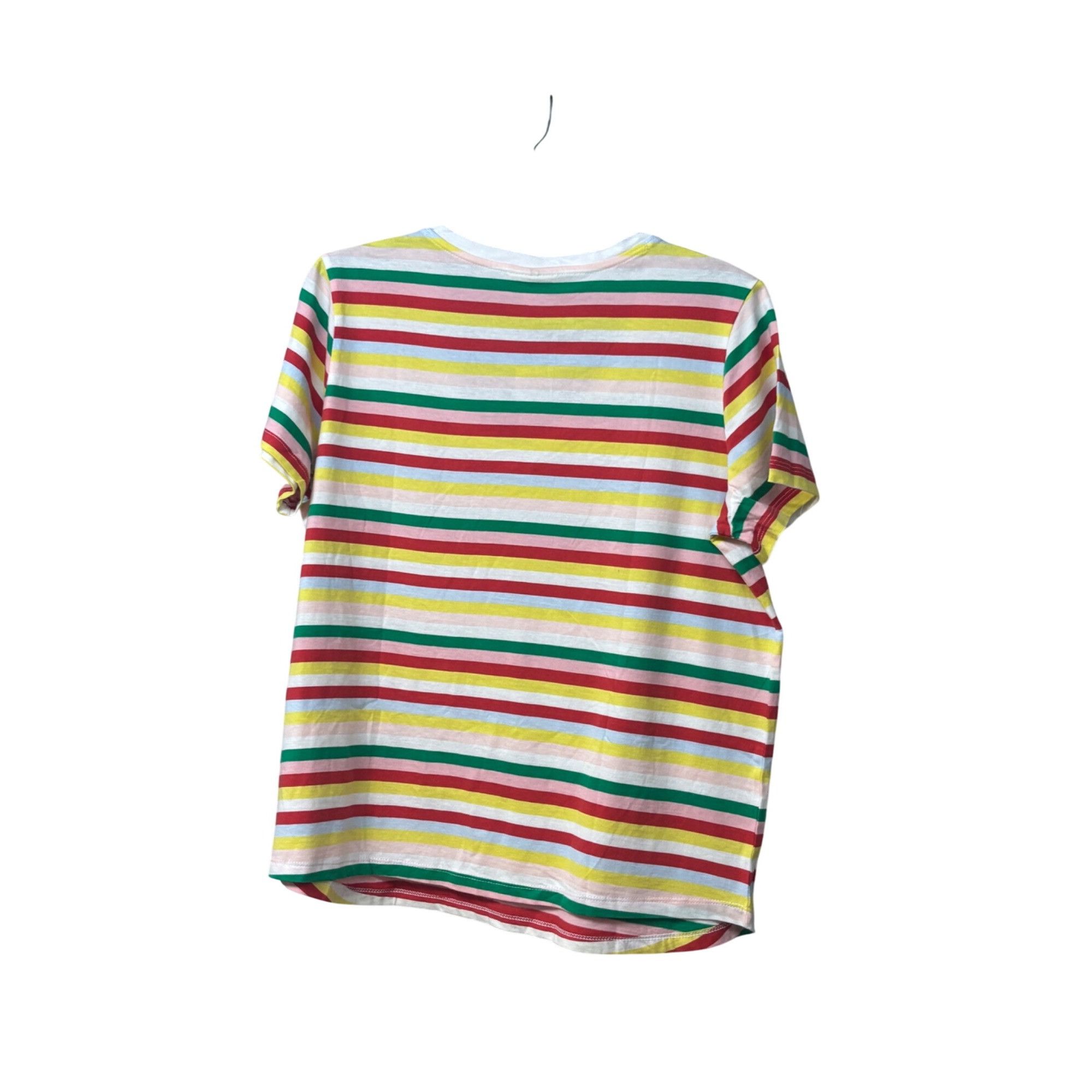Style & Co Style & Co Plus Size Happy Stripes Cotton T-Shirt, OX Size ONE SIZE - 8 Thumbnail