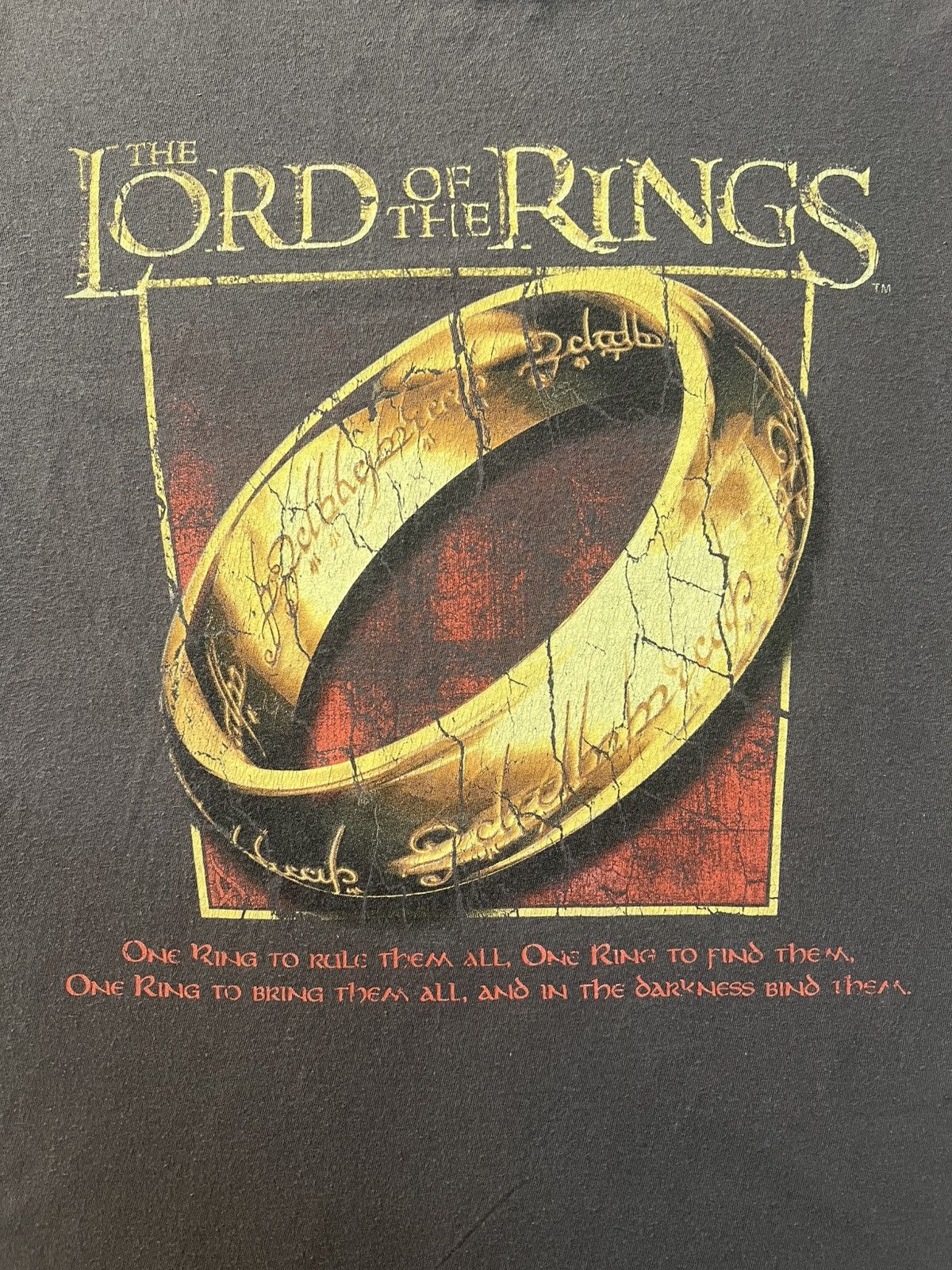 Newline Lord of the Rings One Ring Graphic Tee LOTR Size US L / EU 52-54 / 3 - 2 Thumbnail