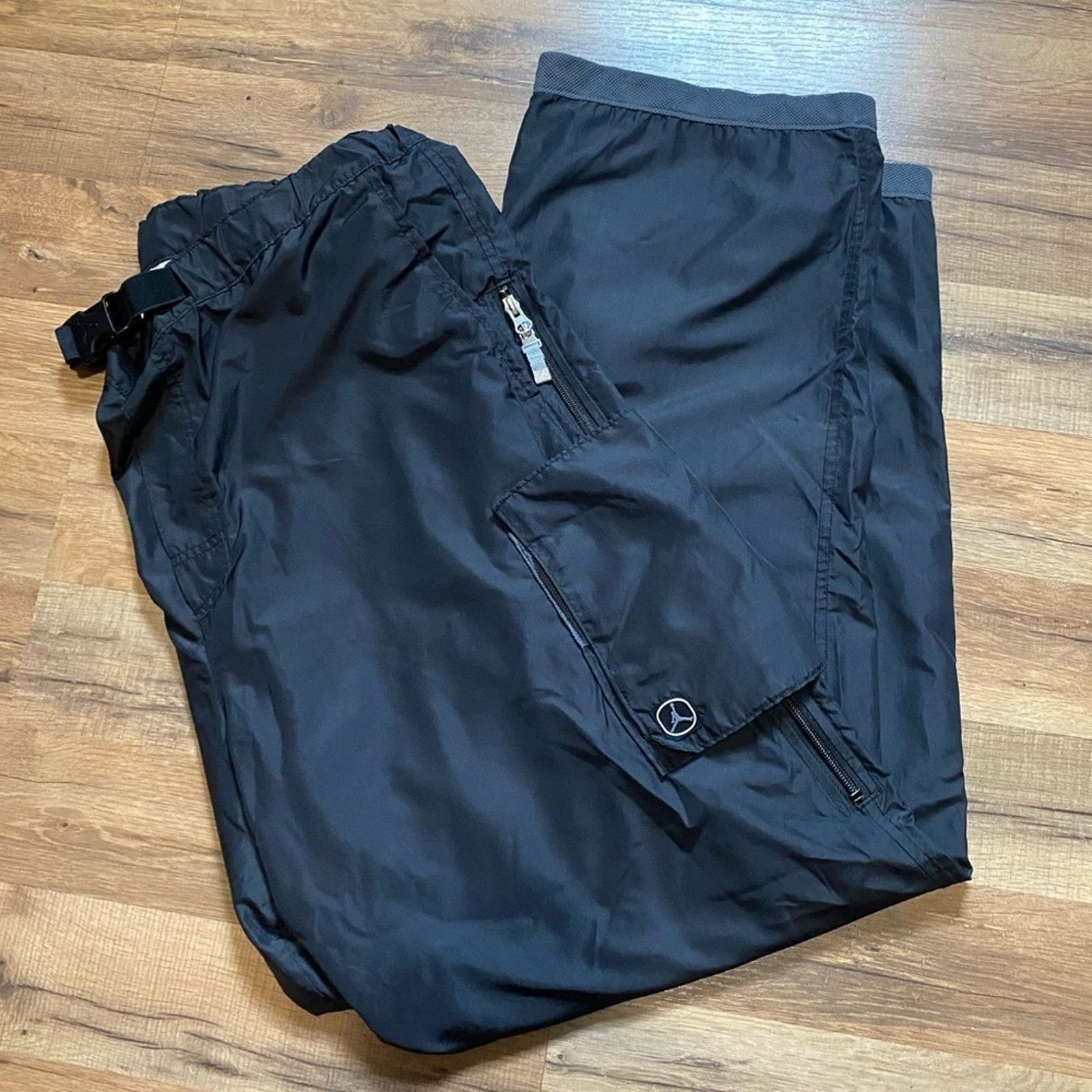 Jordan Brand Y2K Jordan Belted Windbreaker Wide Leg Cargo Pants Size US 34 / EU 50 - 3 Thumbnail