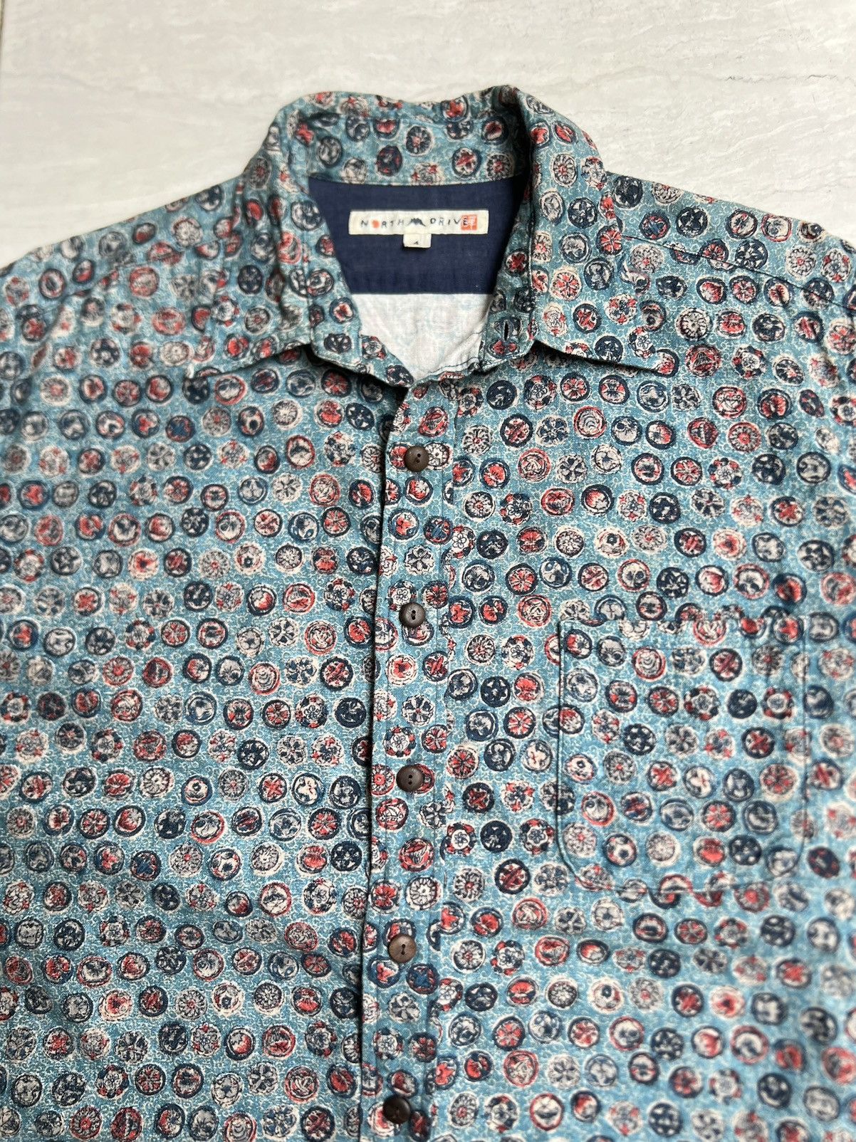 45rpm NORTH DRIVE Motive Shirt Size US L / EU 52-54 / 3 - 8 Thumbnail
