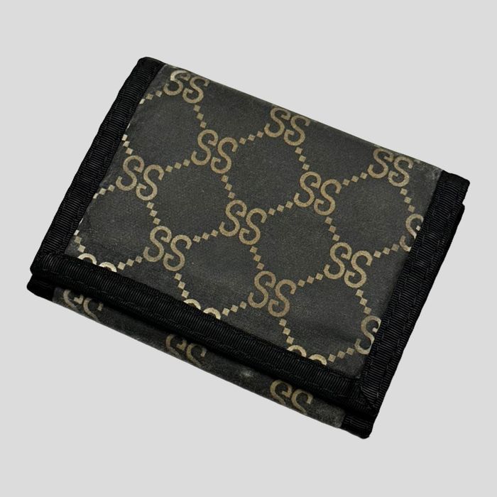 Stussy Stussy x Gucci Rip Monogram Tri-fold Wallet | Grailed