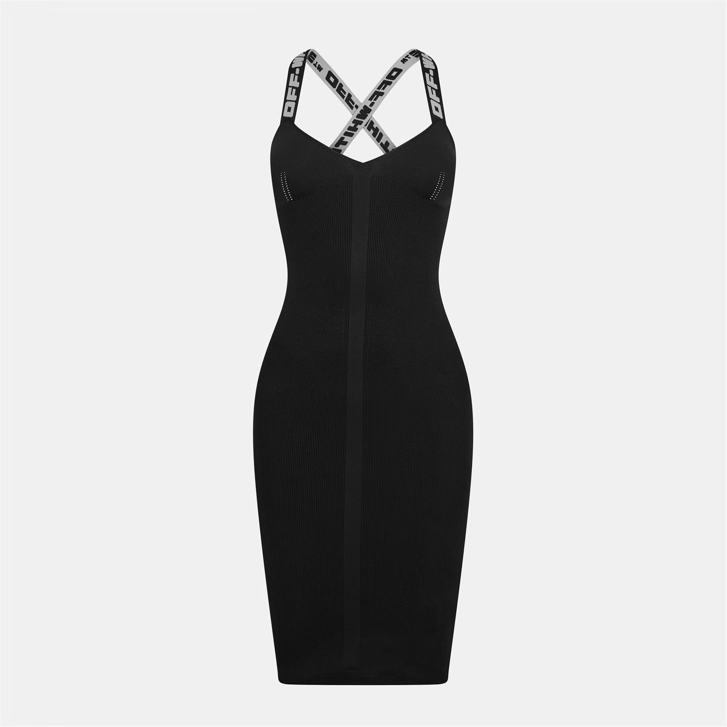 Off-White o1y1125 Mini Dress in Black Size M / US 6-8 / IT 42-44 - 1 Thumbnail