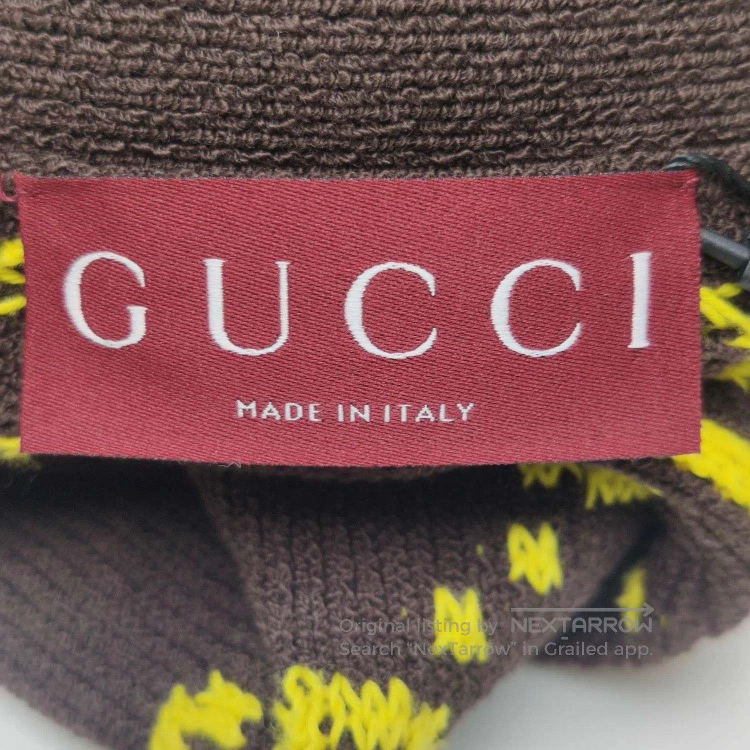 Gucci Gucci M Brown Yellow GG Pattern Cardigan. Size US M / EU 48-50 / 2 - 5 Thumbnail
