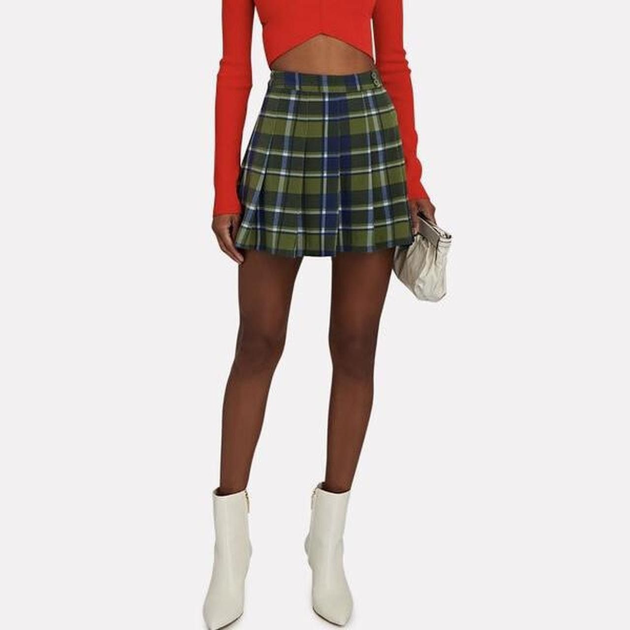 WeWoreWhat We Wore What Plaid Pleated Skort Tennis Skirt Built-In Short Size 25" / US 0 / IT 36 - 4 Thumbnail