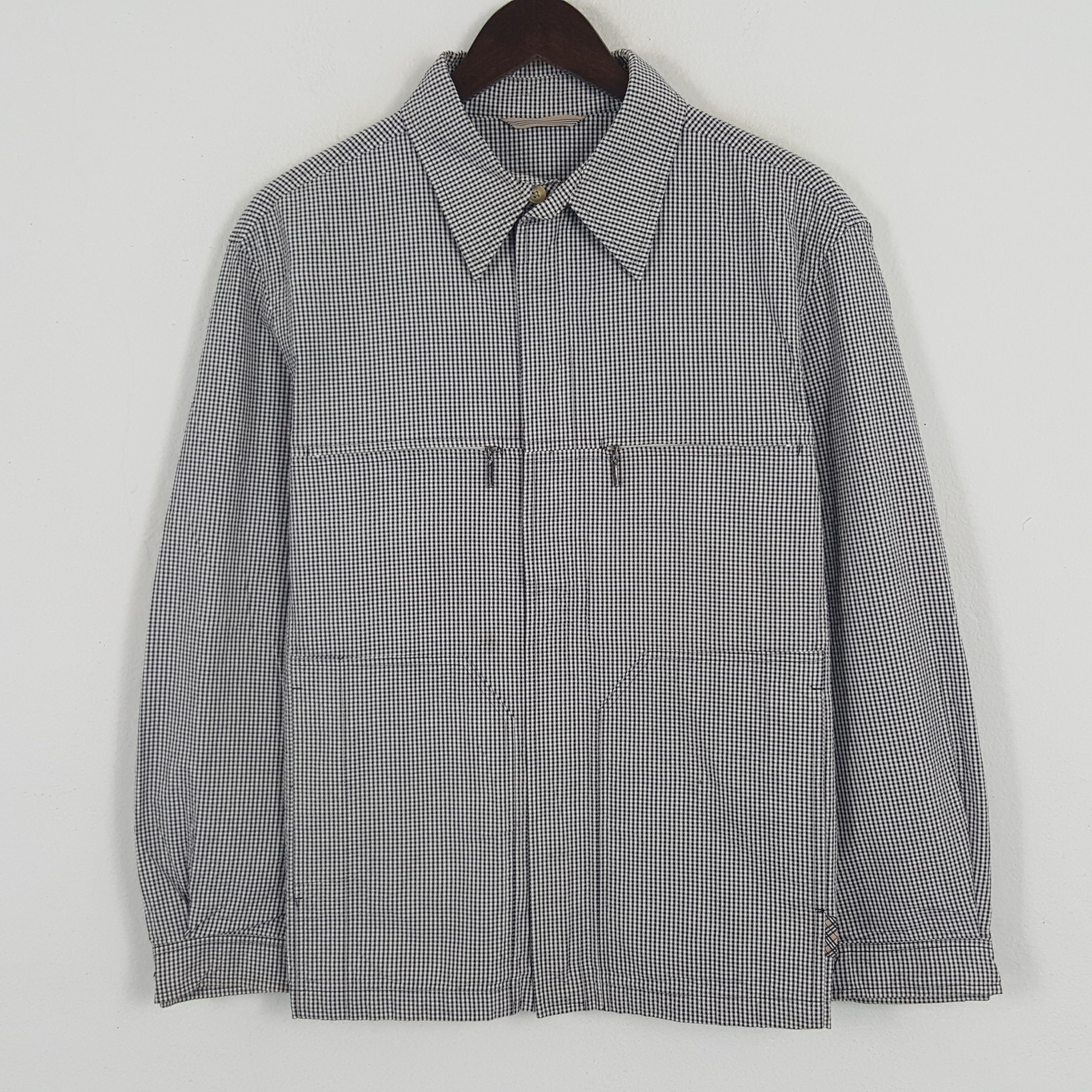 Burberry × Vintage Vintage Burberry London Custom Art Spell Out Jacket Size US L / EU 52-54 / 3 - 3 Thumbnail