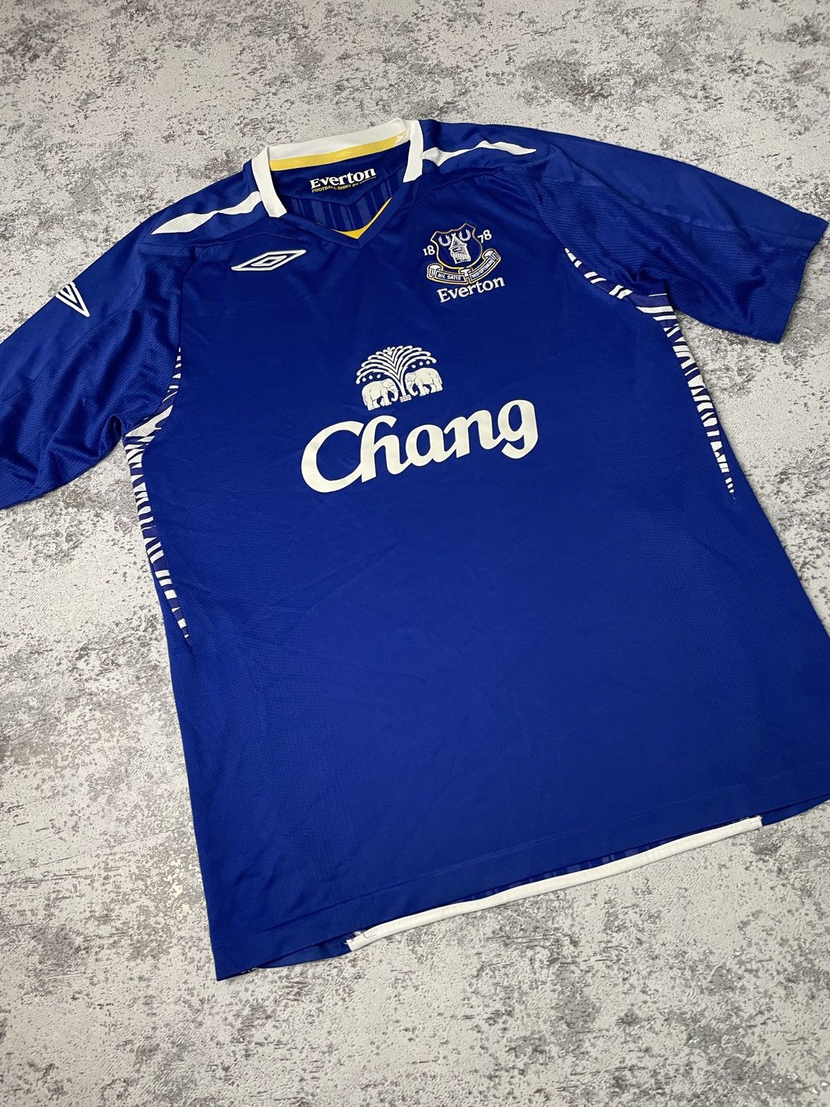 Umbro Everton FC 2007-08 UMBRO Men’s Football Blue Home Shirt L Size US L / EU 52-54 / 3 - 3 Thumbnail