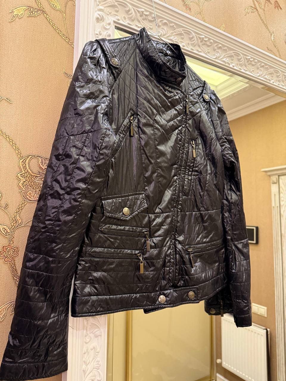 Just Cavalli Just Cavalli Multi Pockets Motorcycle Light Jacket Size 42 Size M / US 6-8 / IT 42-44 - 2 Thumbnail