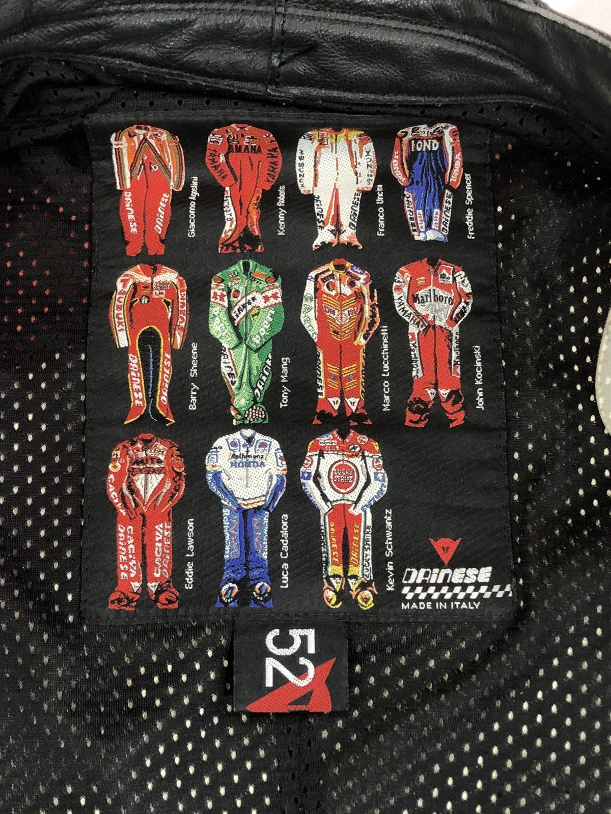 Ferrari × Harley Davidson × Vintage Dainese Ducati Motorcycle Moto leather jacket Racing Size US M / EU 48-50 / 2 - 13 Thumbnail