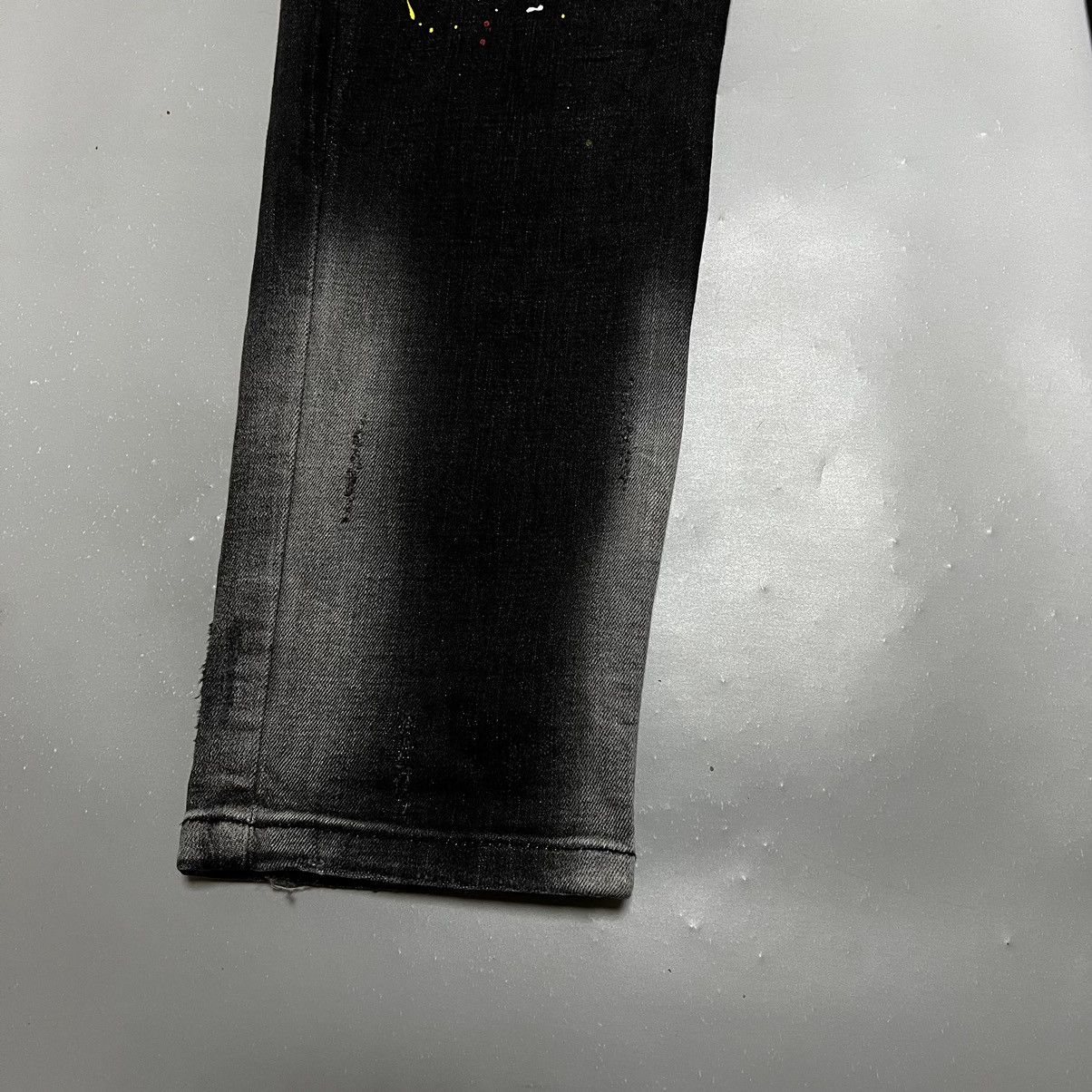 Dsquared2 Dsquared2 Distressed Painted Denim Logo Jeans Size US 32 / EU 48 - 25 Thumbnail