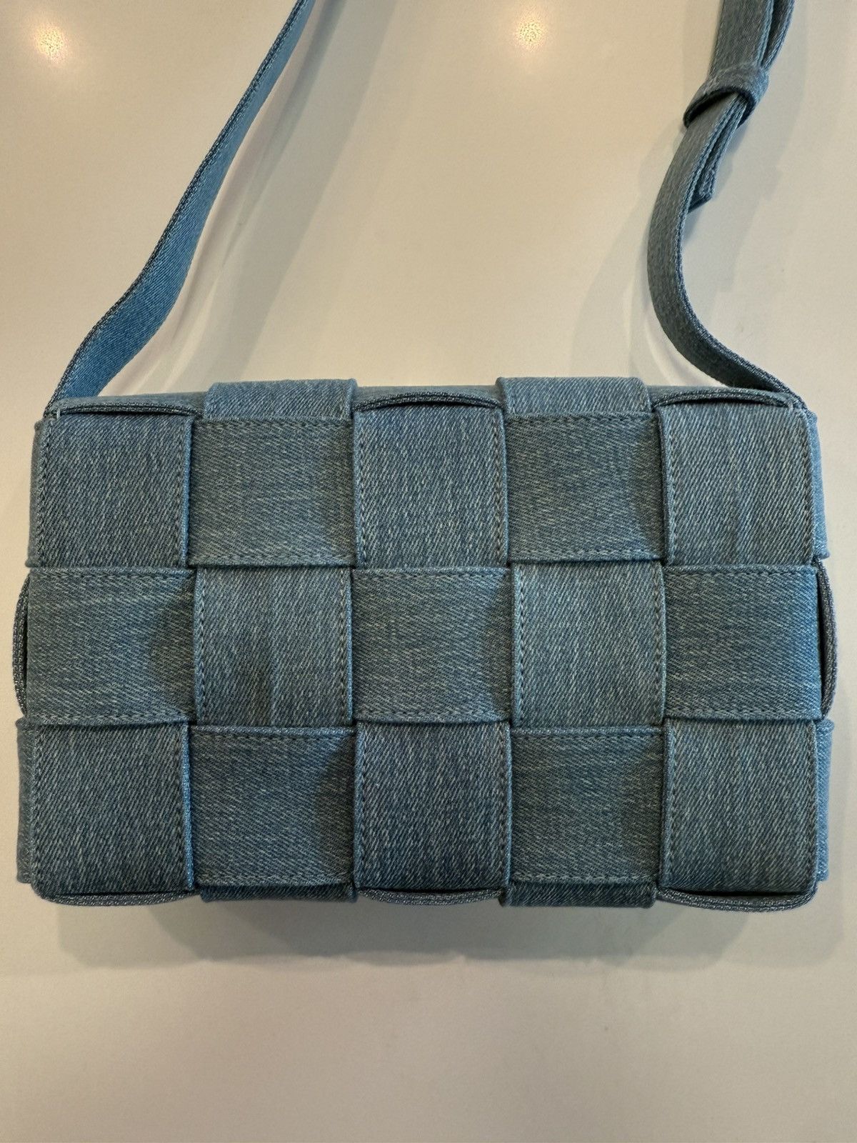 Bottega Veneta RARE Bottega Veneta Denim Cassette Bag Size ONE SIZE - 1 Thumbnail