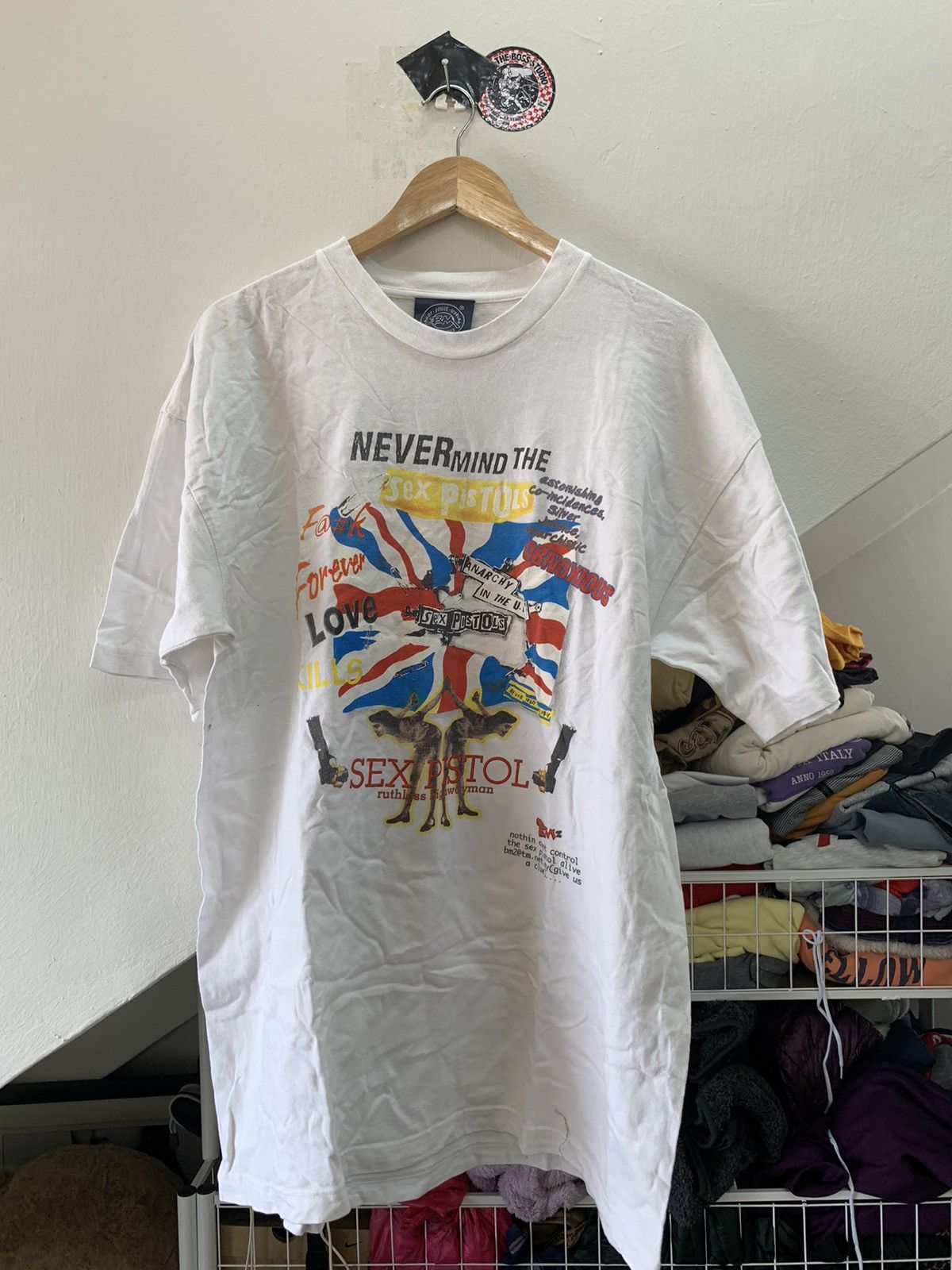 Band Tees × Vintage size XL: Vintage Sex pistol tshirt band music band shirt Size US XL / EU 56 / 4 - 1 Thumbnail