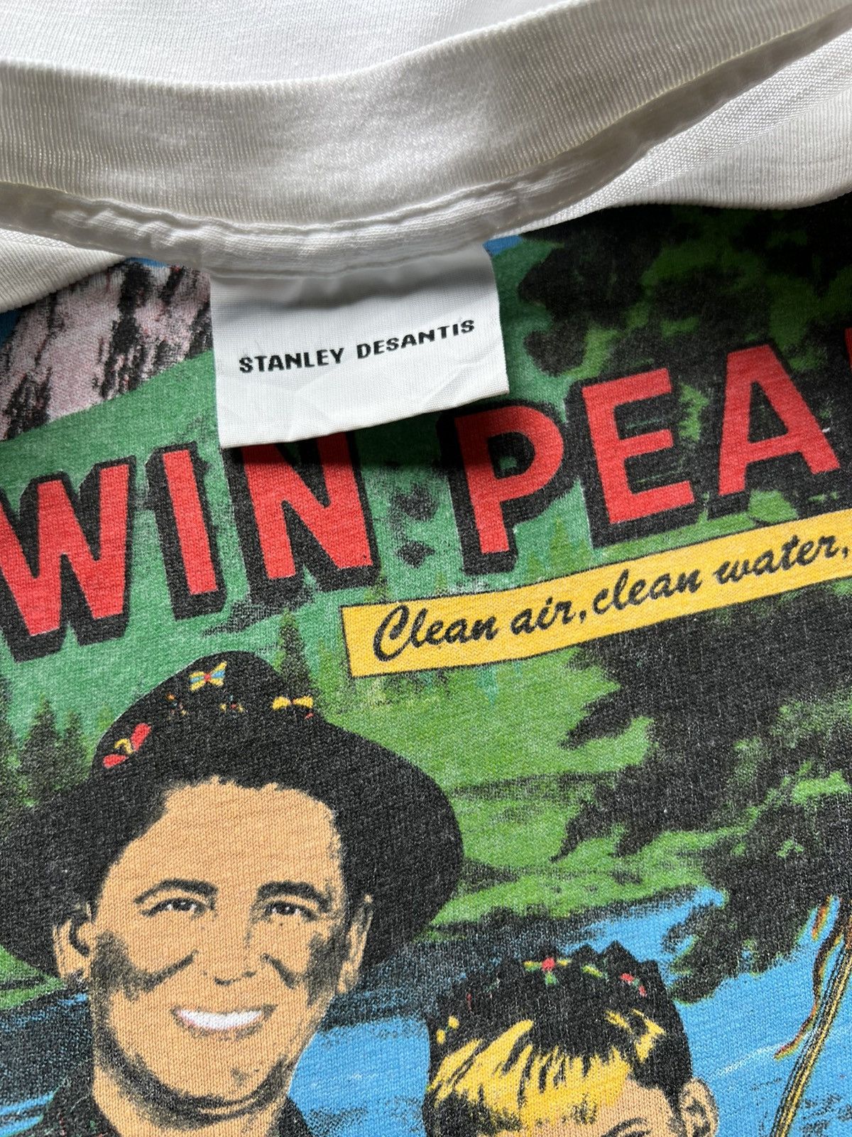 Vintage 1990 Twin Peaks TV Series Promo Tee Shirt David Lynch Movie Size US L / EU 52-54 / 3 - 5 Thumbnail