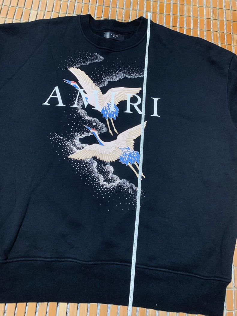 Amiri Amiri Flash pink crane sweatshirt 2501-Nextarrow Size US M / EU 48-50 / 2 - 7 Thumbnail