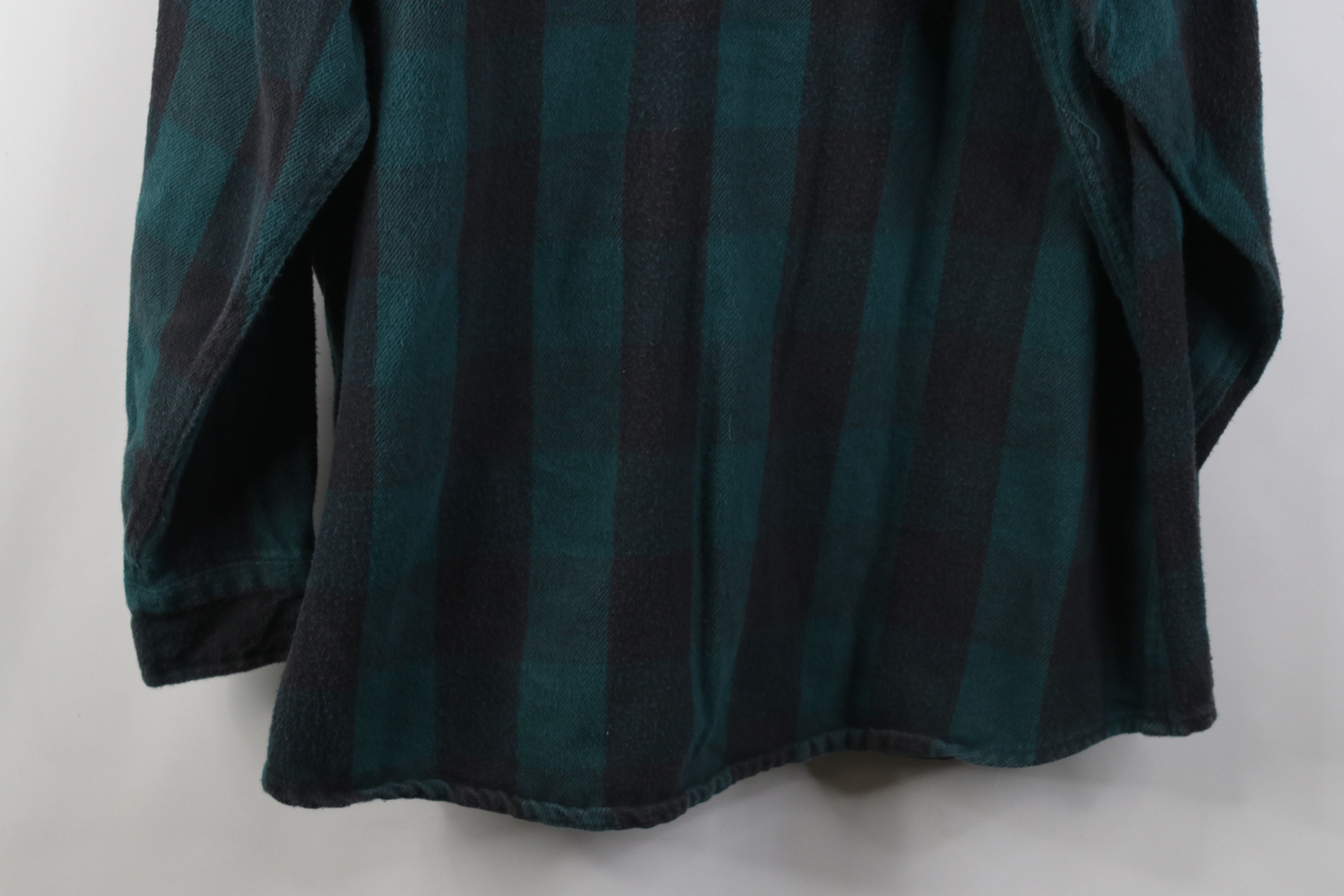 Vintage Vintage 90s Streetwear Heavyweight Button Shirt Plaid USA Size US XXL / EU 58 / 5 - 9 Thumbnail