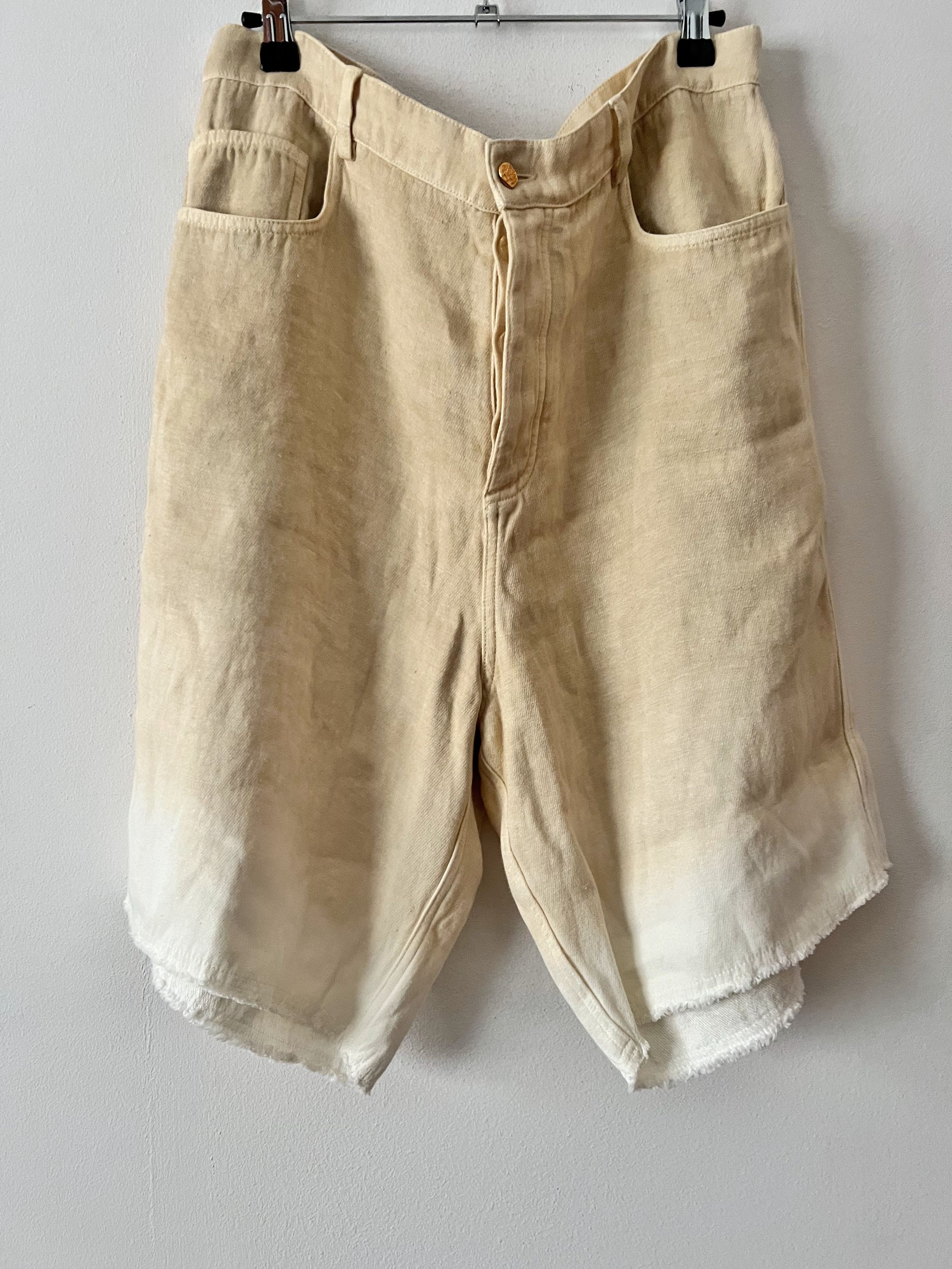 Federico Curradi Bermuda Linen Degradè Size US 34 / EU 50 - 1 Thumbnail