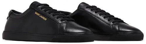 Saint Laurent Paris oc11z1125 606833 Andy Sneakers in Leather in Black Size US 13 / EU 46 - 9 Thumbnail