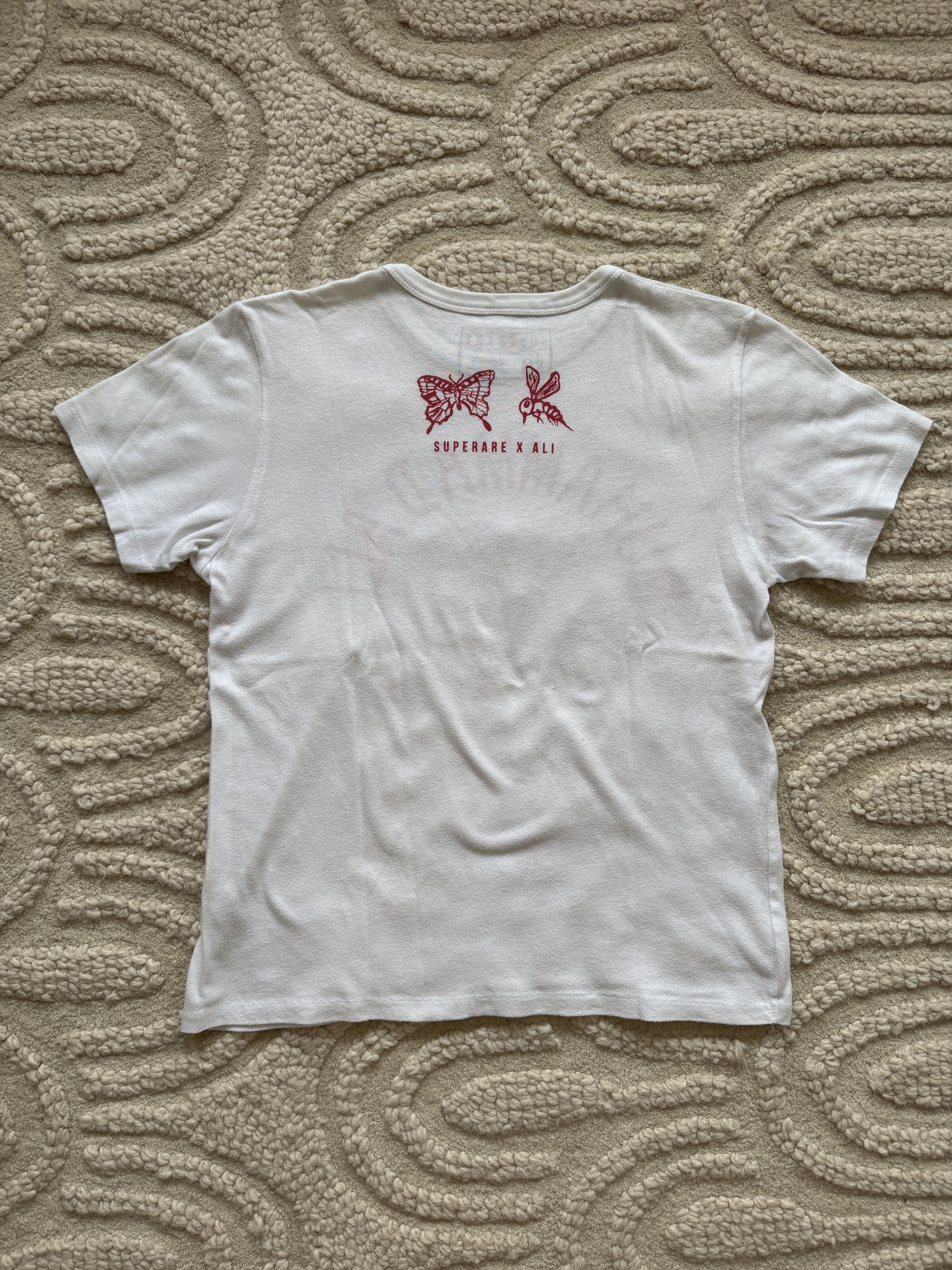 Vintage Superare Muhammad Ali White T-Shirt Size US S / EU 44-46 / 1 - 5 Thumbnail