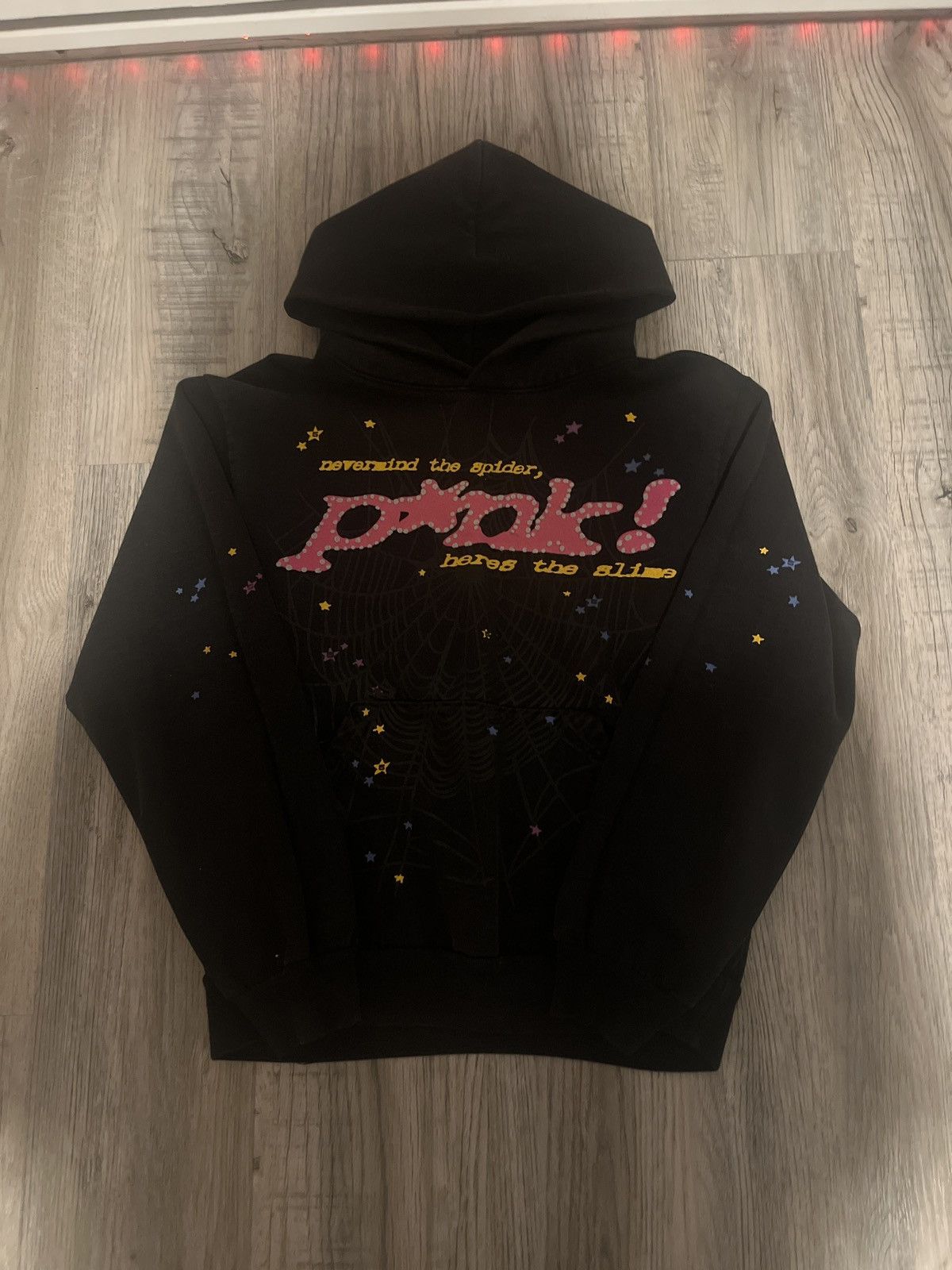 Sp5der SPYDER PINK V2 フーディーパーカー Black ○関送無料○ Sp5der P*NK V2 Hoodie Black – Newcop