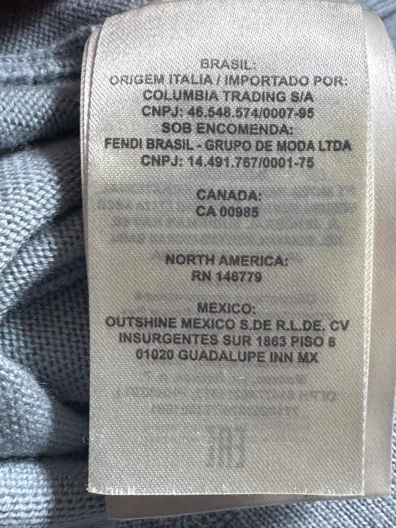 Fendi Fendi Blue Fuzzy Knit Crewneck Sweater Size XS / US 0-2 / IT 36-38 - 5 Thumbnail