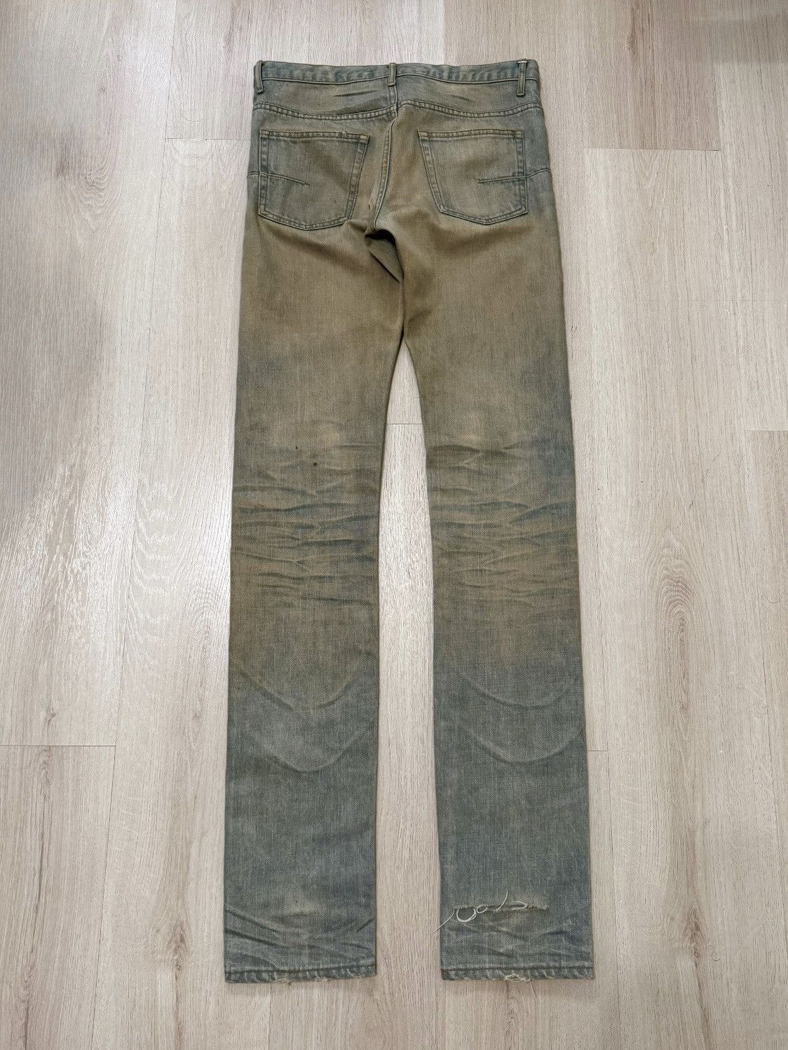 Dior Dior SS04 Strip Bleu Clair Denim Size US 29 - 2 Thumbnail