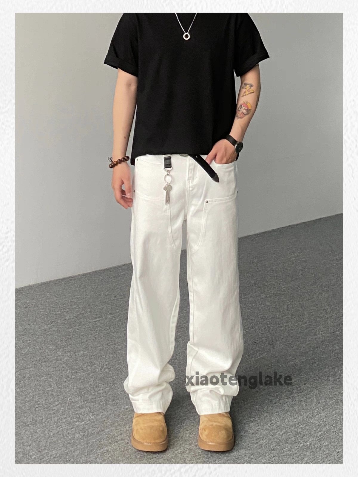 Vintage Unisex outdoor utility loose baggy hiphop cargo pants Size US 30 / EU 46 - 1 Thumbnail