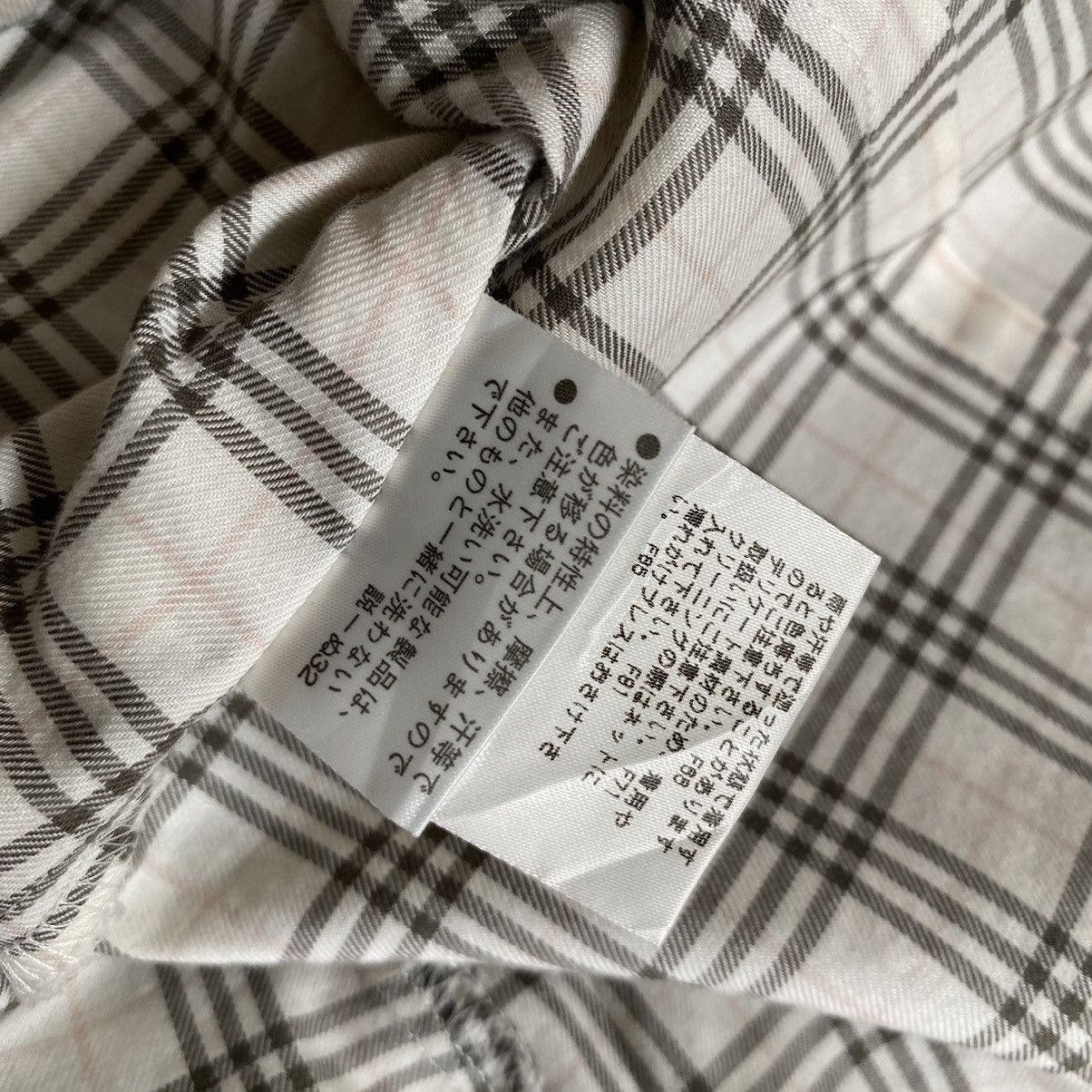 Burberry Vintage 90s Burberry Nova Check Longsleeve Shirt Size M / US 6-8 / IT 42-44 - 7 Thumbnail
