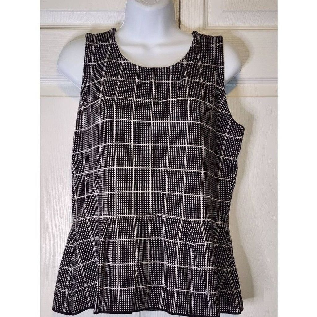 White House Black Market White House Black Market Geometric Print Top Size L / US 10 / IT 46 - 1 Thumbnail