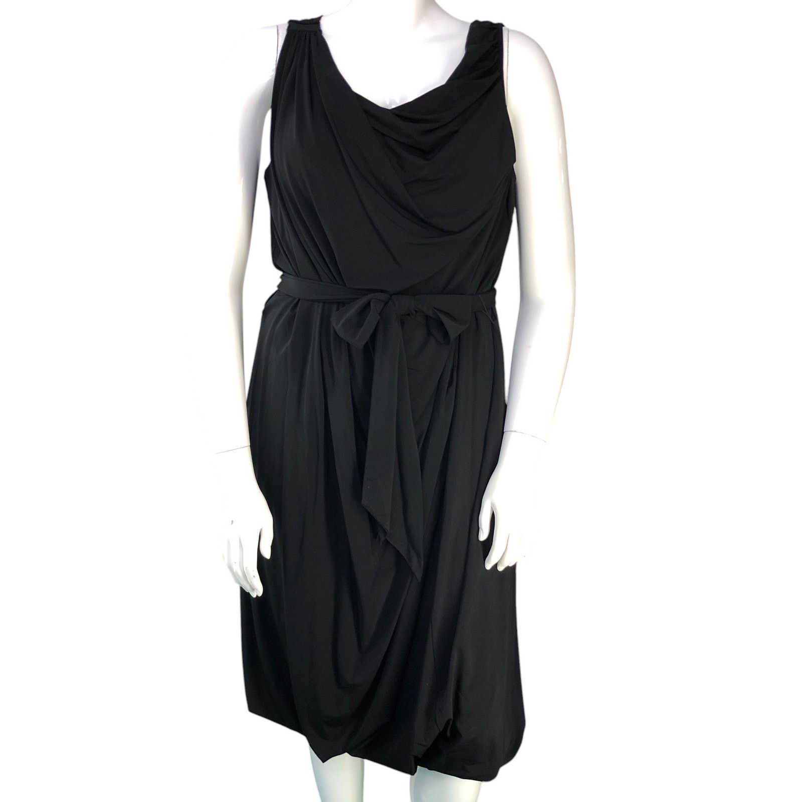 Lafayette 148 Lafayette 148 Size XL Dress Bubble Hem Scoop Neck Stretch Size XL / US 12-14 / IT 48-50 - 11 Thumbnail