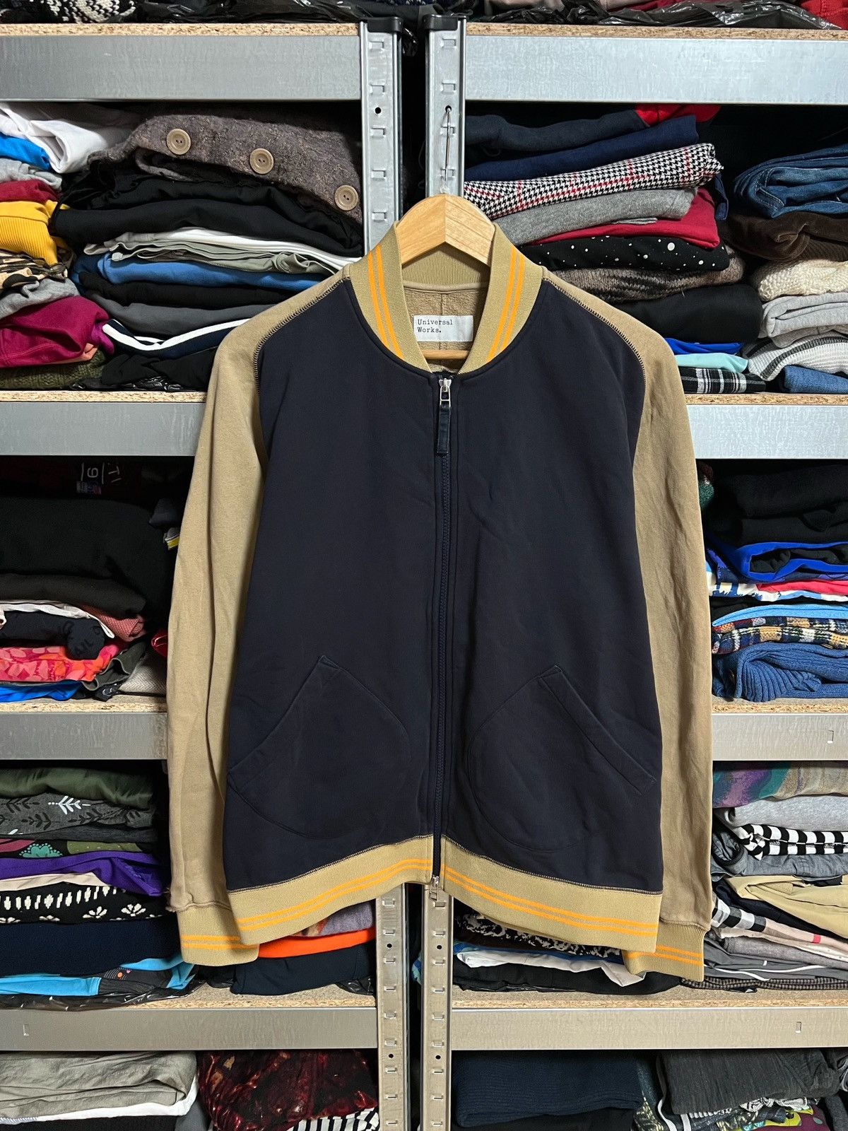 Universal Works Universal Works Full Zip Jacket Cotton Bomber Pullover Sz M Size US M / EU 48-50 / 2 - 1 Thumbnail