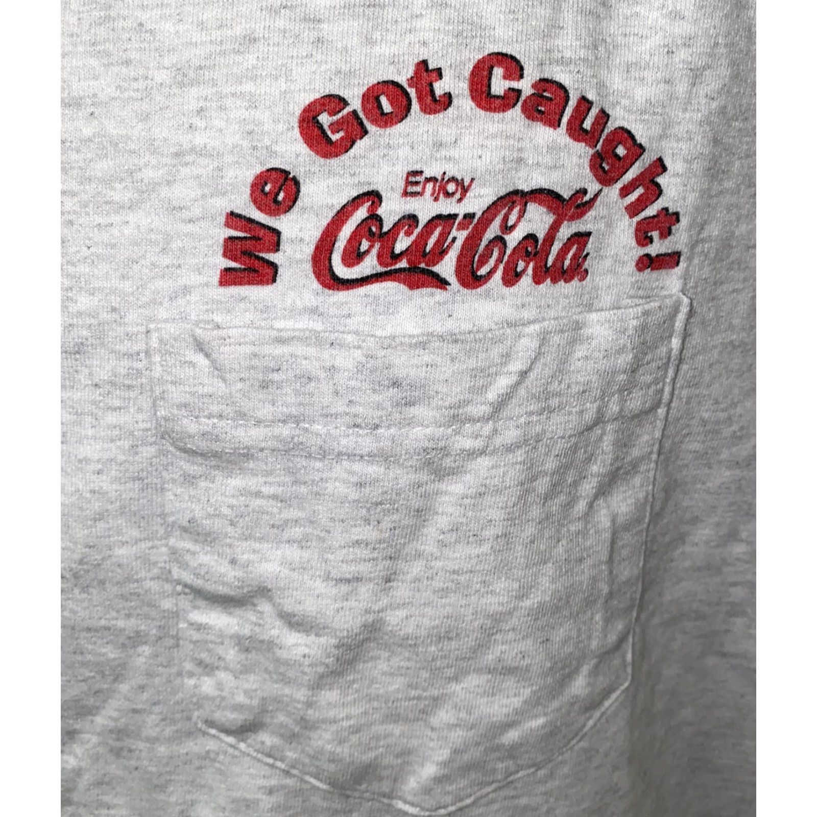 Vintage VINTAGE Murina T-Shirt Mens XL Long Sleeve Light Gray Coca Cola USA Made Regular Size XL Size US XL / EU 56 / 4 - 4 Thumbnail