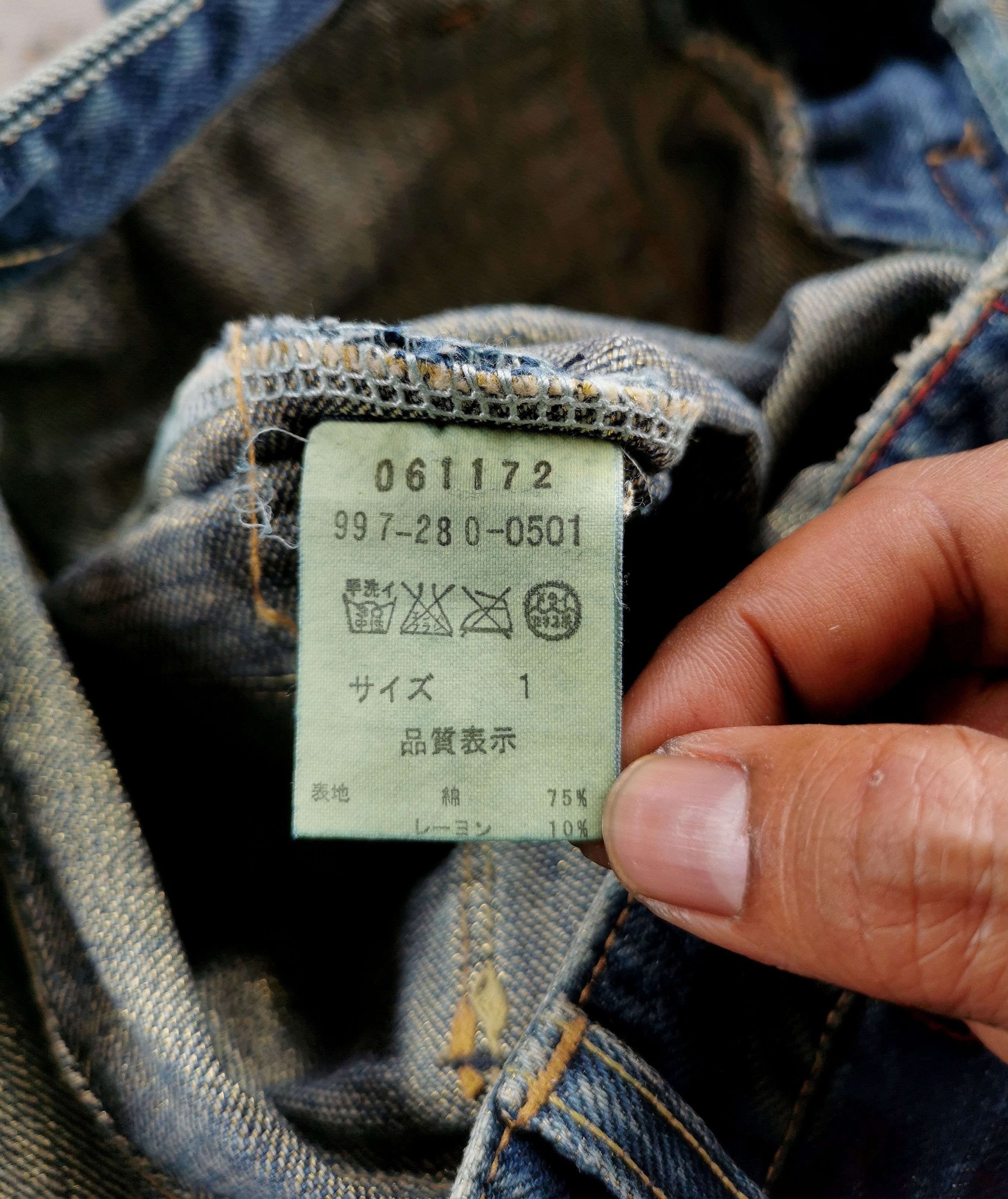 Tornado Mart Avantgarde distressed flared denim jeans SIZE 30'x32' Size US 30 / EU 46 - 5 Thumbnail