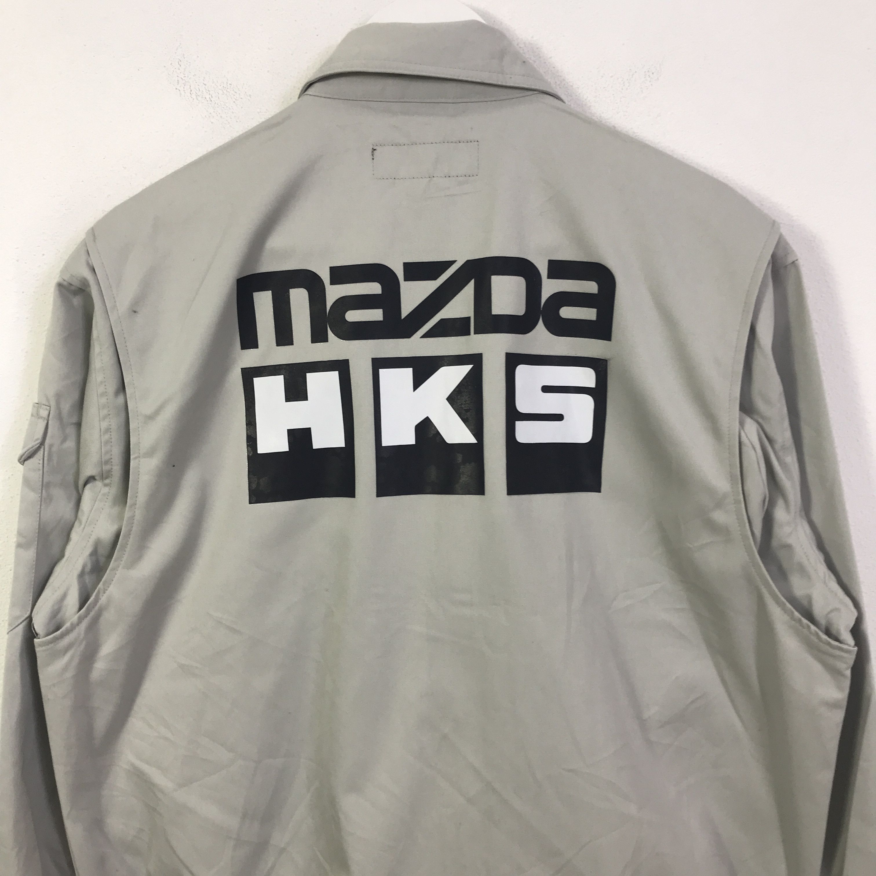 Japanese Brand Vtg Mazda x HKS Uniform Japan jacket K78B12 Size US L / EU 52-54 / 3 - 2 Thumbnail