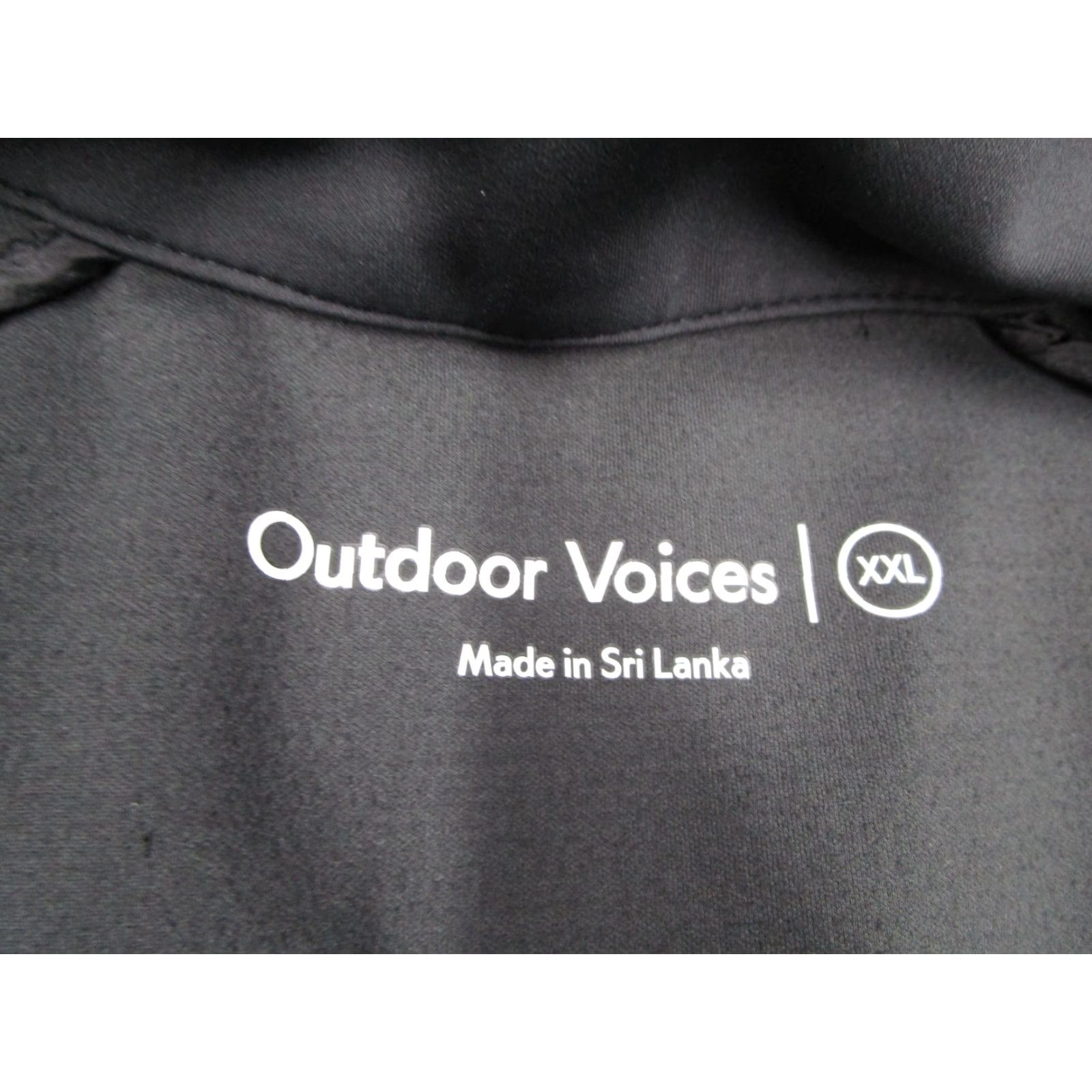 Outdoor Voices Outdoor Voices Jacket Women 2XL Black Hooded Half Zip Windbreaker Athletic Warm Weather Running Gym Training Size XXL / US 16-18 / IT 52-54 - 3 Thumbnail