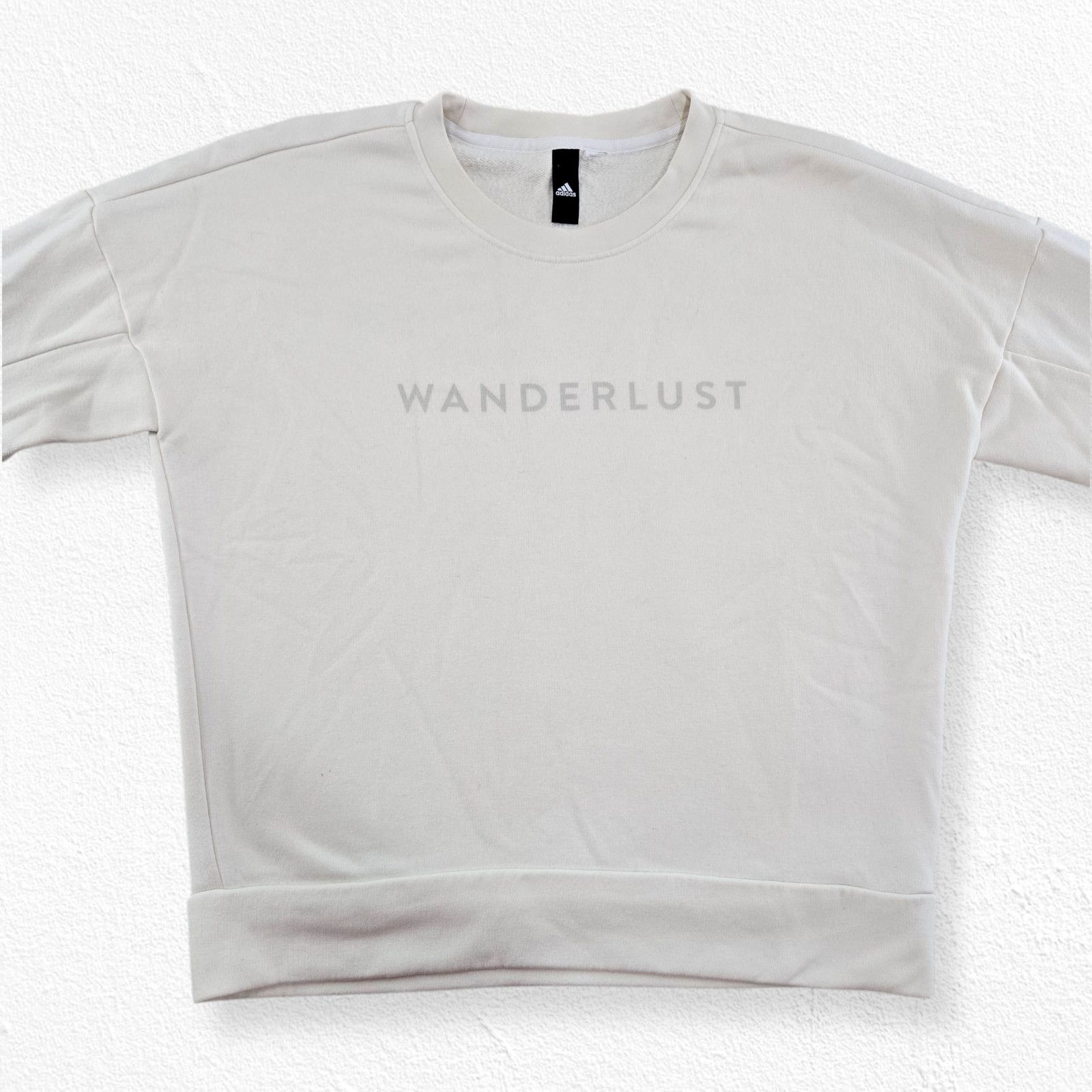 Adidas Adidas Wanderlust Cream Crewneck Sweatshirt Unisex Size M/L Size M / US 6-8 / IT 42-44 - 3 Thumbnail