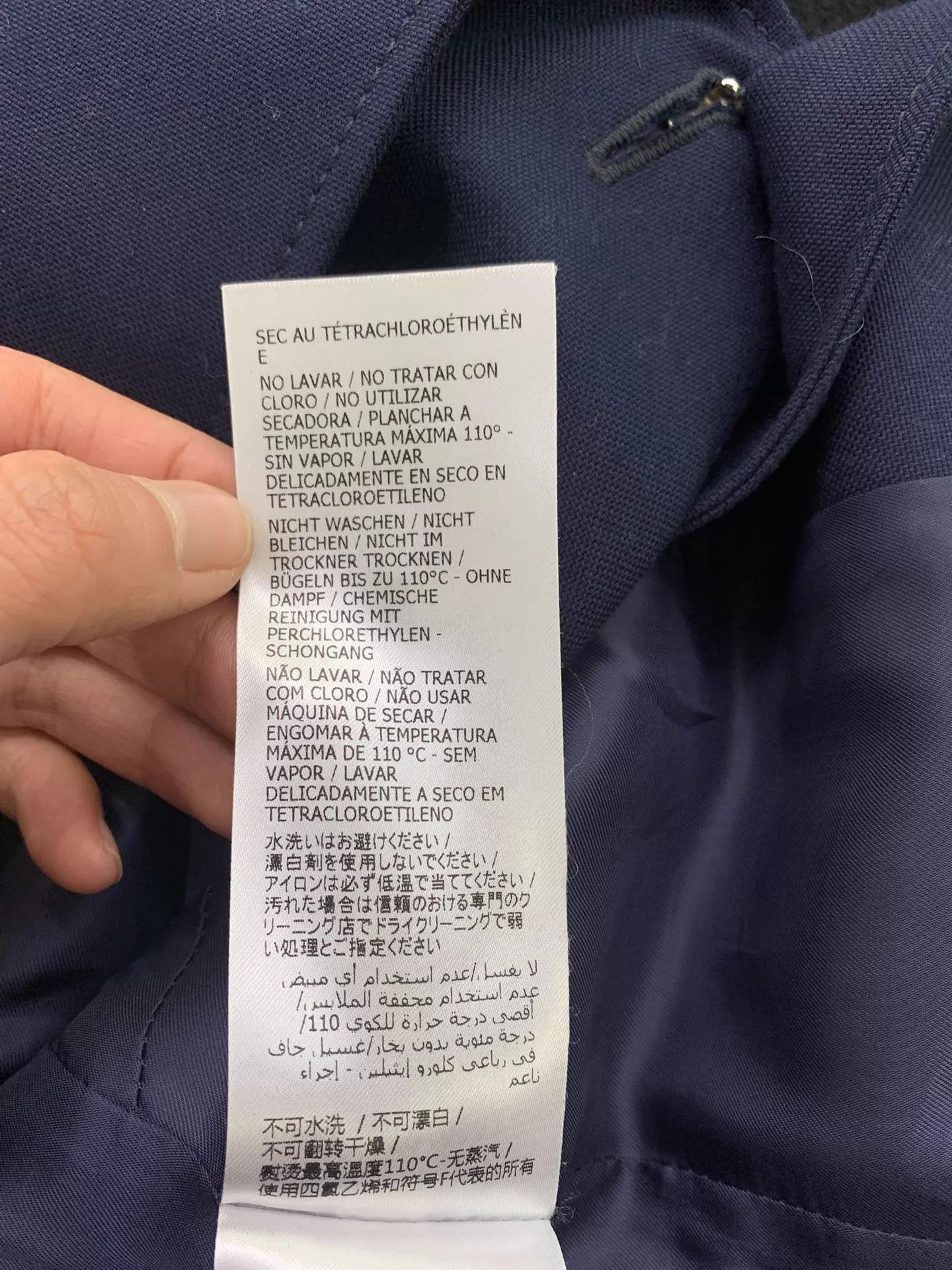 Alexander McQueen Alexander McQueen navy blue embroidered blazer 38 Size XS / US 0-2 / IT 36-38 - 5 Thumbnail