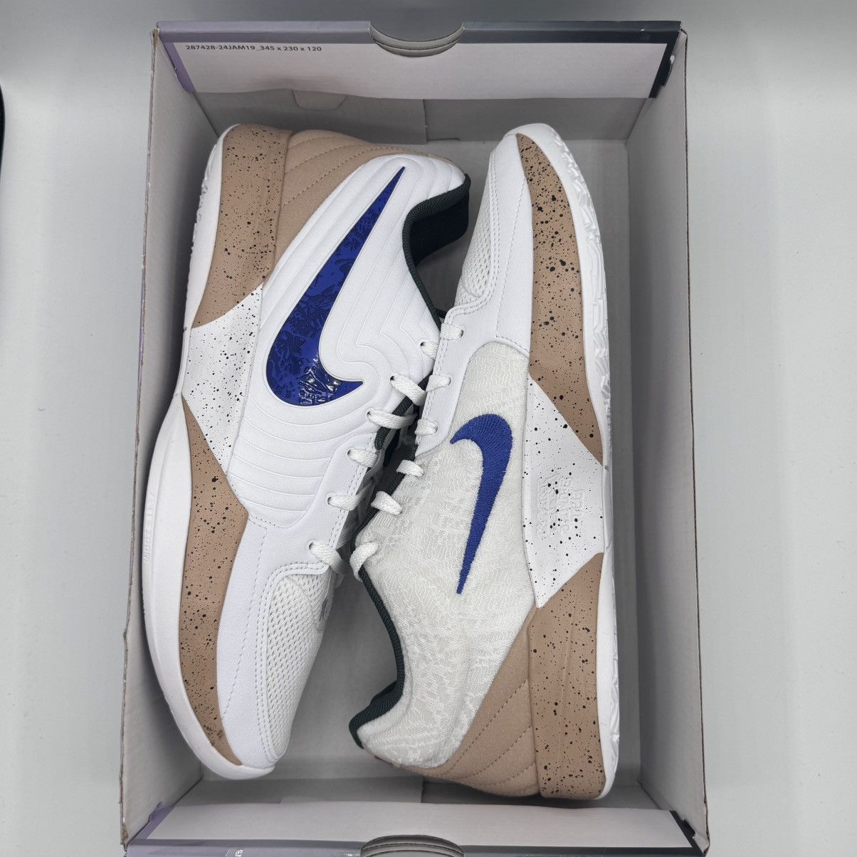 Nike Ja 2 Men's Size 12 White/Astronomy Blue-Hemp FD7328-101 Size US 12 / EU 45 - 8 Thumbnail
