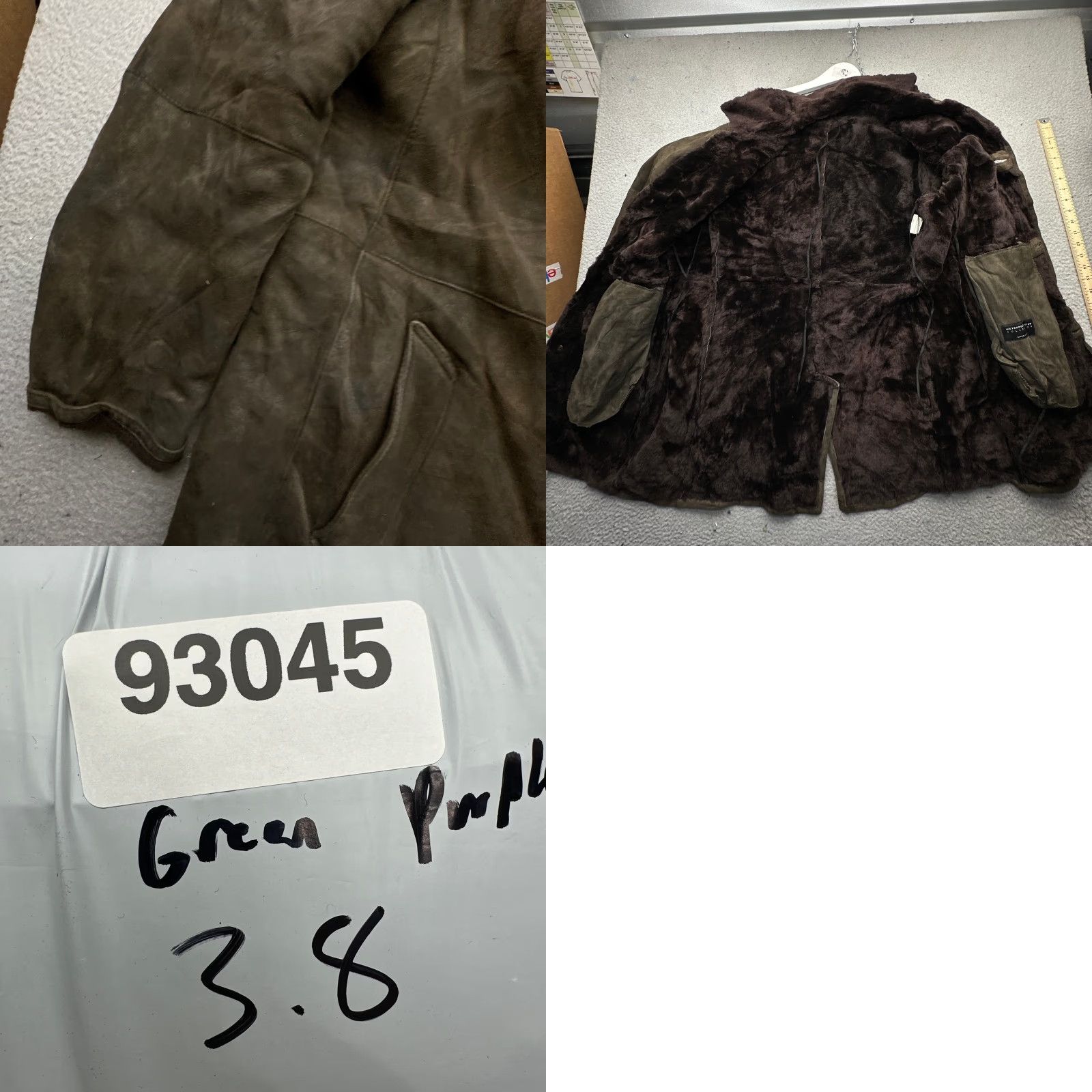 Vintage Metropolitan View Original Shearling Coat Mens L Brown Leather Italy Coat Overcoat Men Regular Large Size US L / EU 52-54 / 3 - 9 Thumbnail