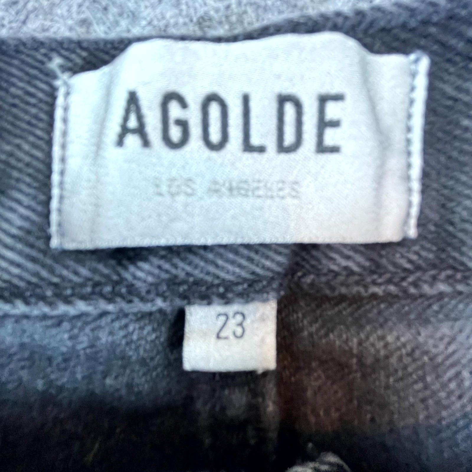 Agolde Agolde Cut Off Shorts Women 23 Black Frayed Hem Grunge 90s Size 25" / US 0 / IT 36 - 3 Thumbnail