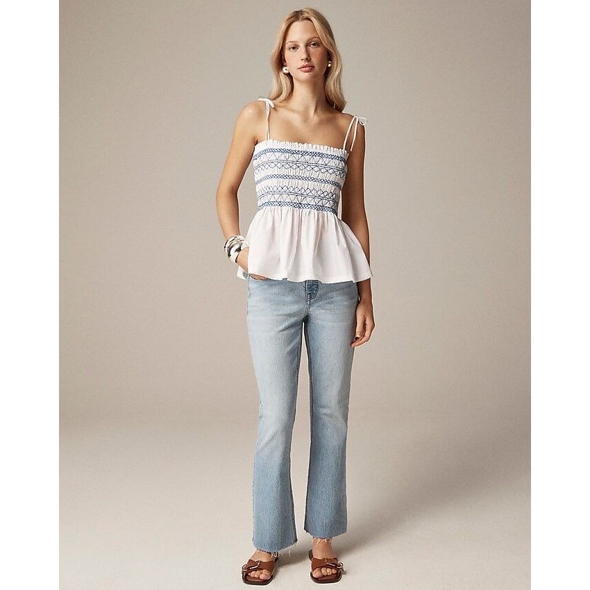 J.Crew NWT J.Crew 9” Demi Boot Crop Jeans In Ashland Wash Size 29 Size 29" - 1 Thumbnail