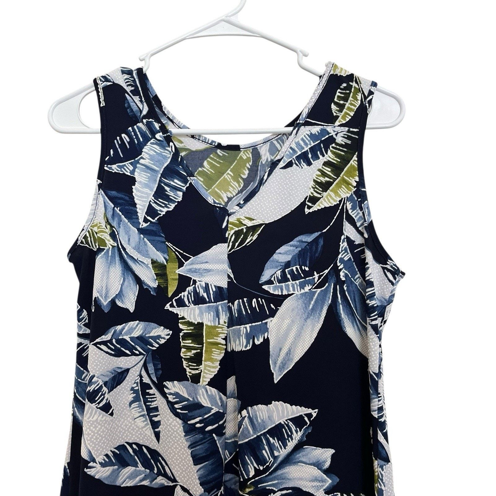 Other SJS | Textured Palm Print Floral Sleeveless Top Size Small Size S / US 4 / IT 40 - 2 Thumbnail