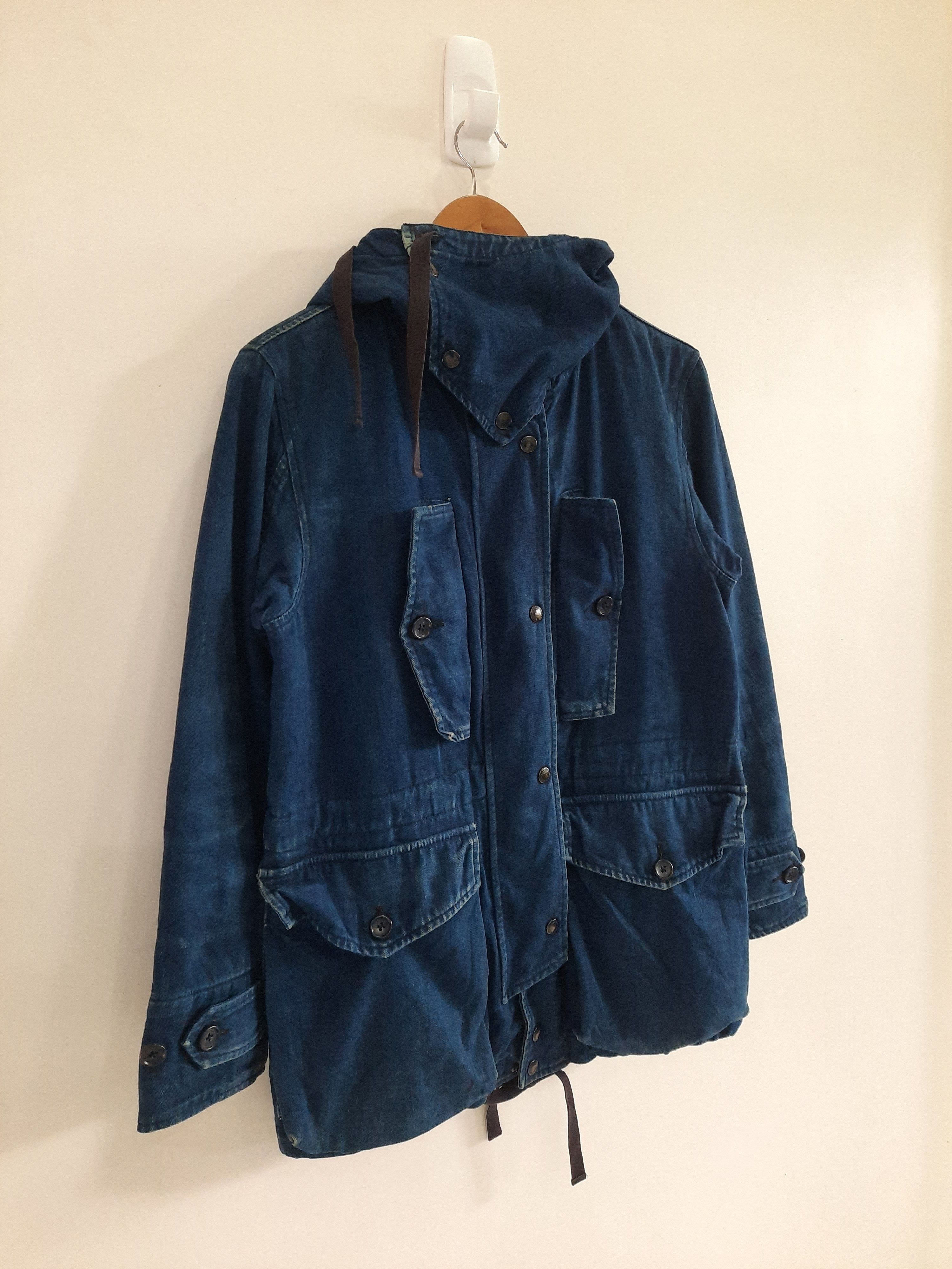 Engineered Garments aw2010 - EG Denim Coat Jacket Size US XS / EU 42 / 0 - 3 Thumbnail