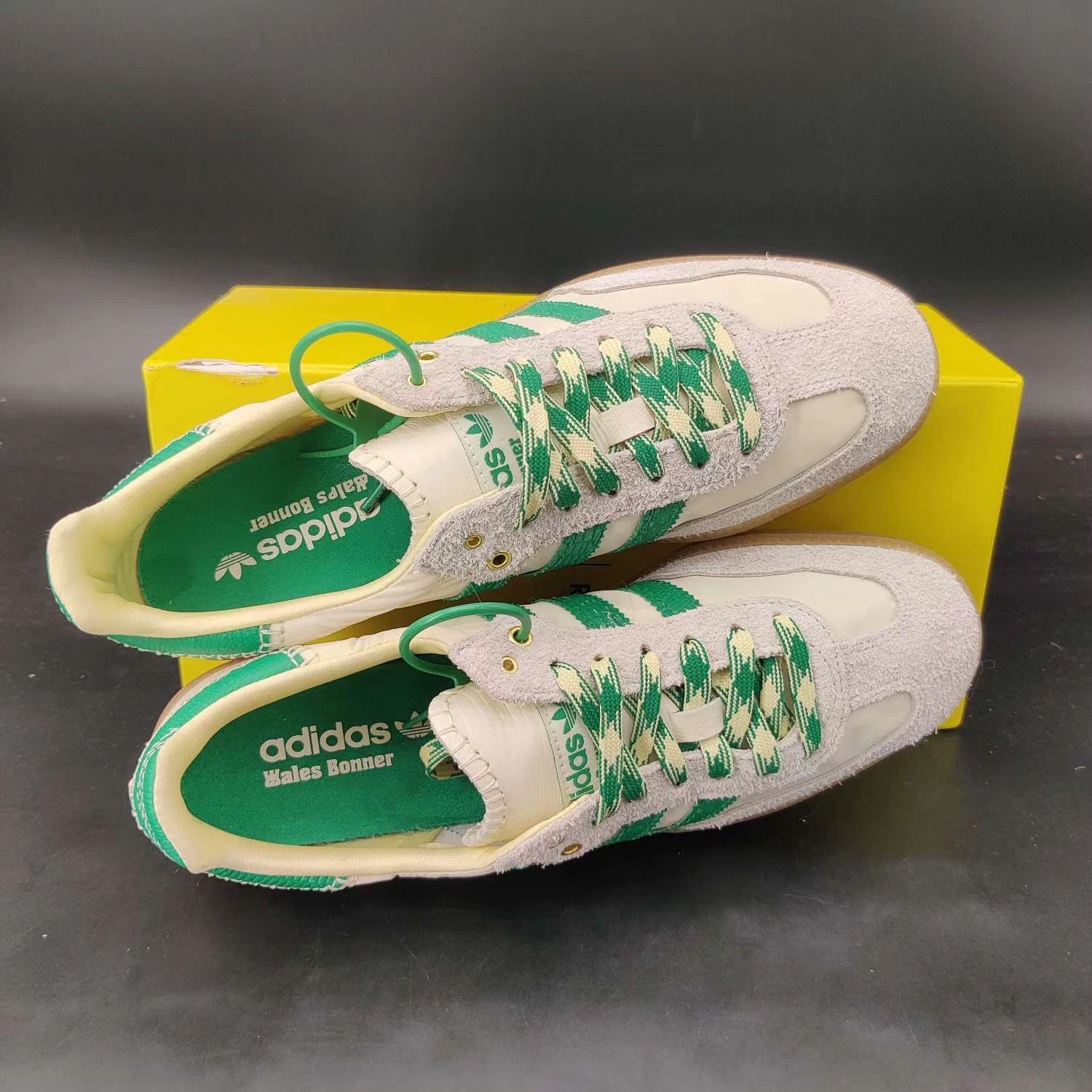 Adidas Wales Bonner x Samba Off-White Green 42.5 Size US 9.5 / EU 42-43 - 7 Thumbnail