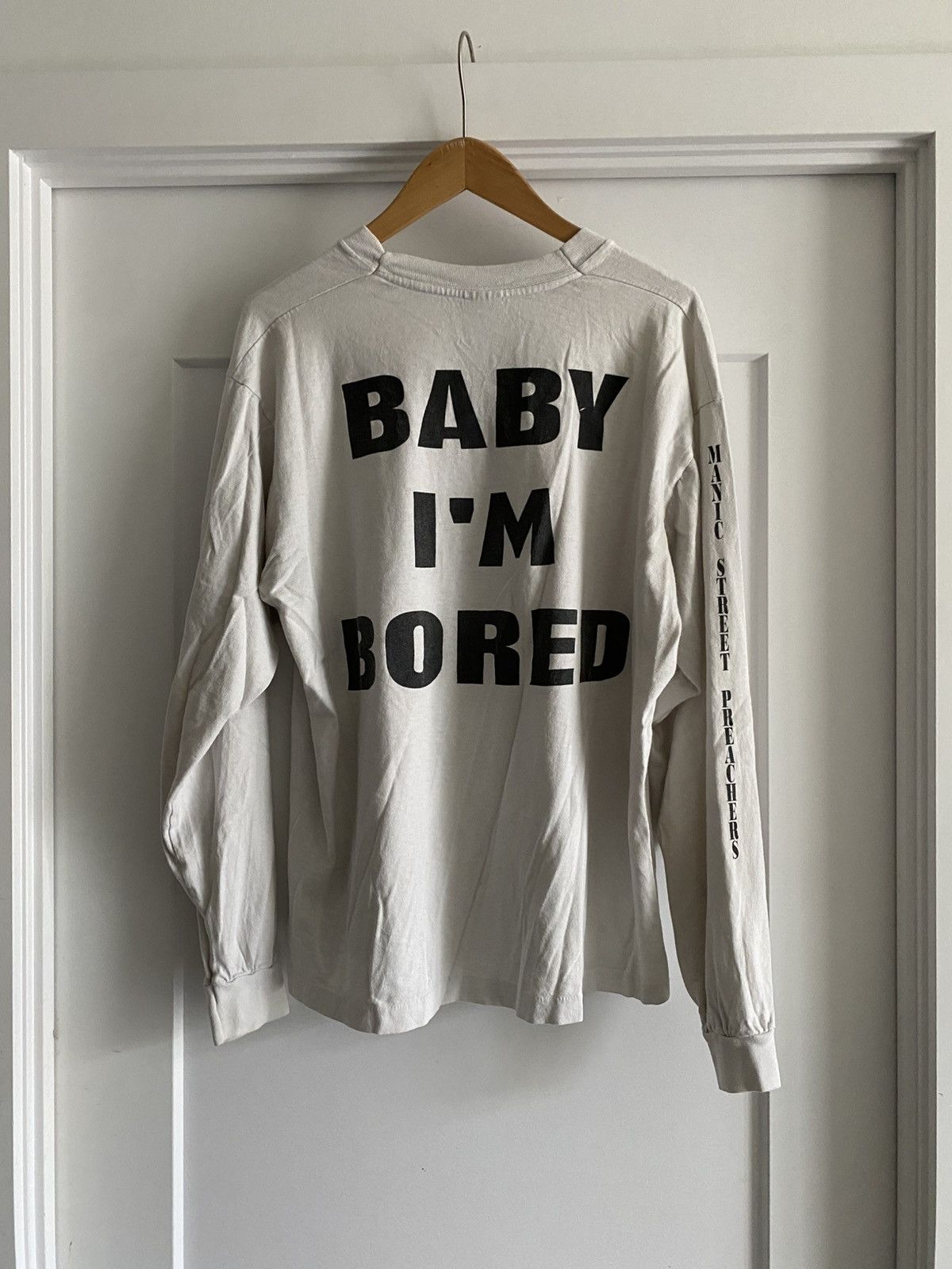 Vintage Manic Street Preachers 1992 MOTOR EMPTINESS CYCLE LONGSLEEVE Size US XL / EU 56 / 4 - 7 Thumbnail