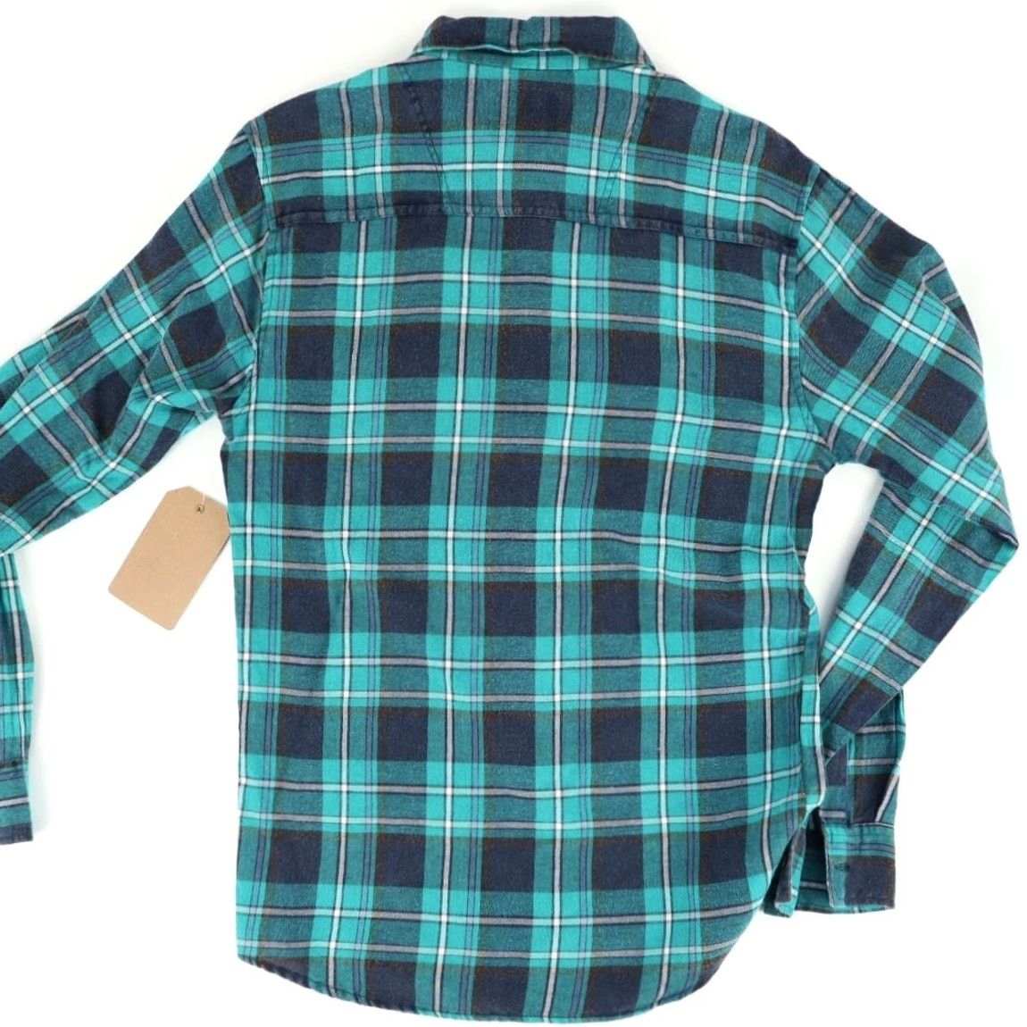 Vintage Overdrive Lightweight Flannel Cotton Plaid Shirt Green Men's M Size US M / EU 48-50 / 2 - 4 Thumbnail