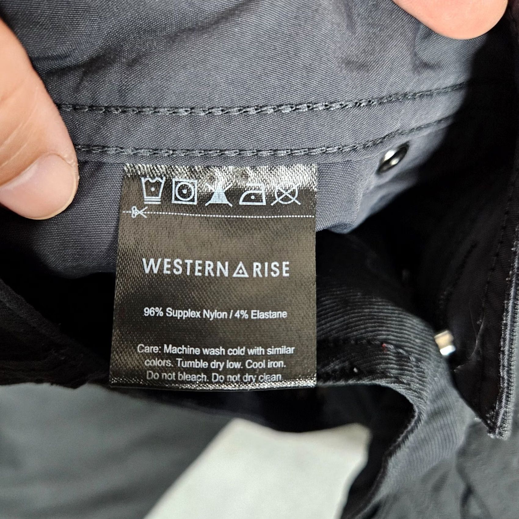 Vintage Western Western Rise Men’s Light Black Outdoor pants Athletic Regular 34 Black 34 Inseam 31 Pants Mens Size US 34 / EU 50 - 7 Thumbnail