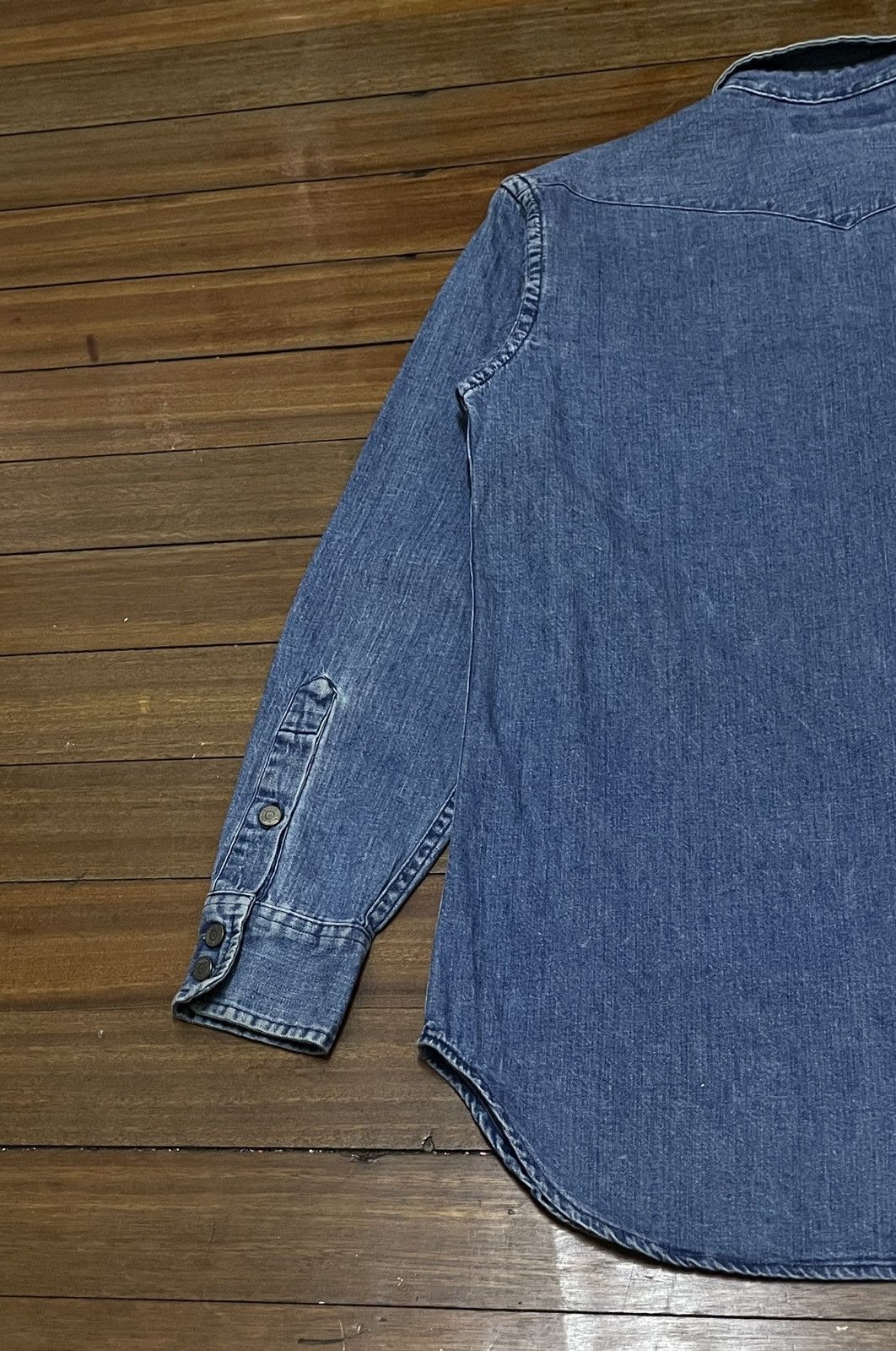 RRL Ralph Lauren × Vintage Very Rare Vintage Brand RRL Ralph Lauren Denim Shirt 1990s Size US XS / EU 42 / 0 - 7 Thumbnail