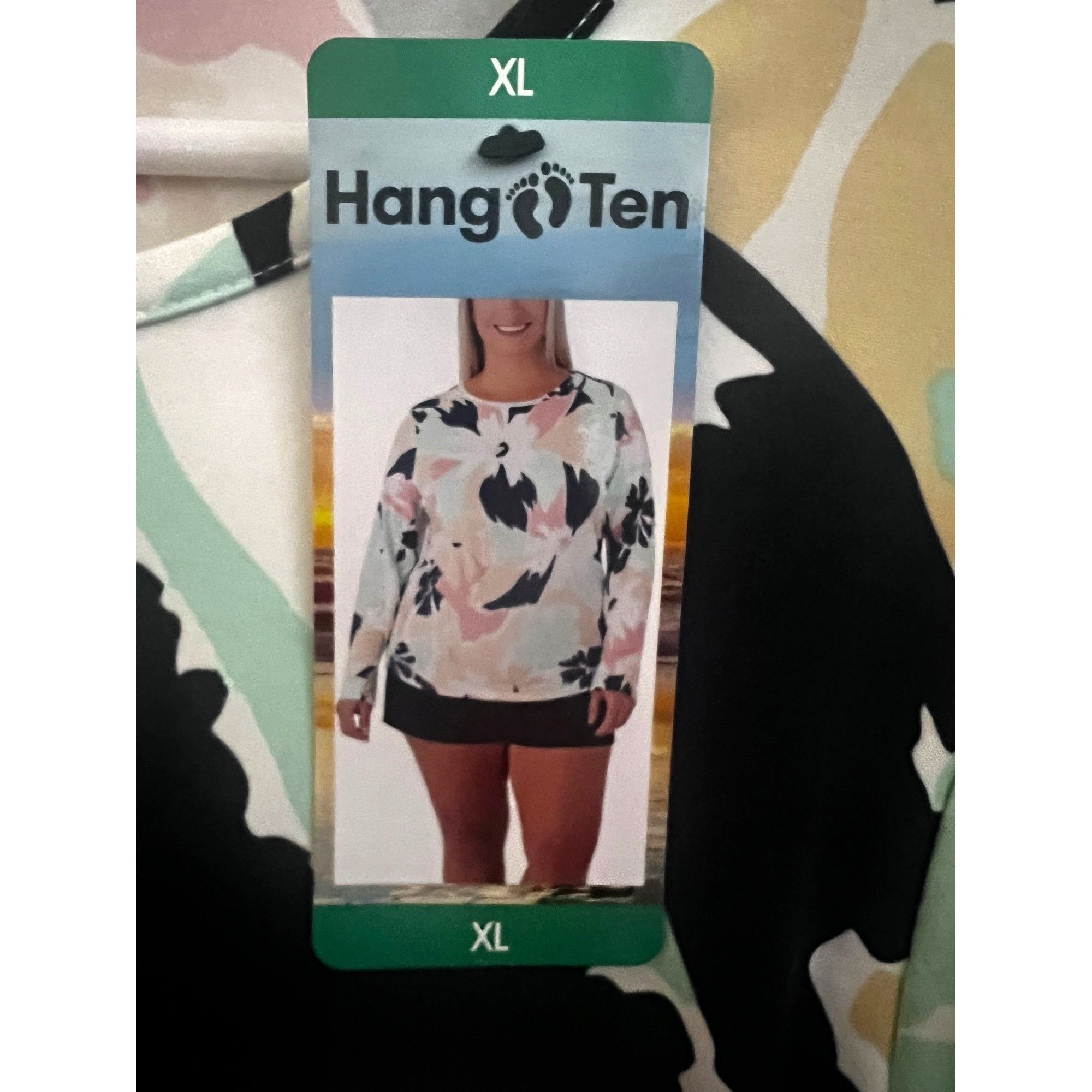 Hang Ten Hang Ten Sunray Womens Sun Protection Floral Top Shirt XL UP Size XL / US 12-14 / IT 48-50 - 5 Thumbnail