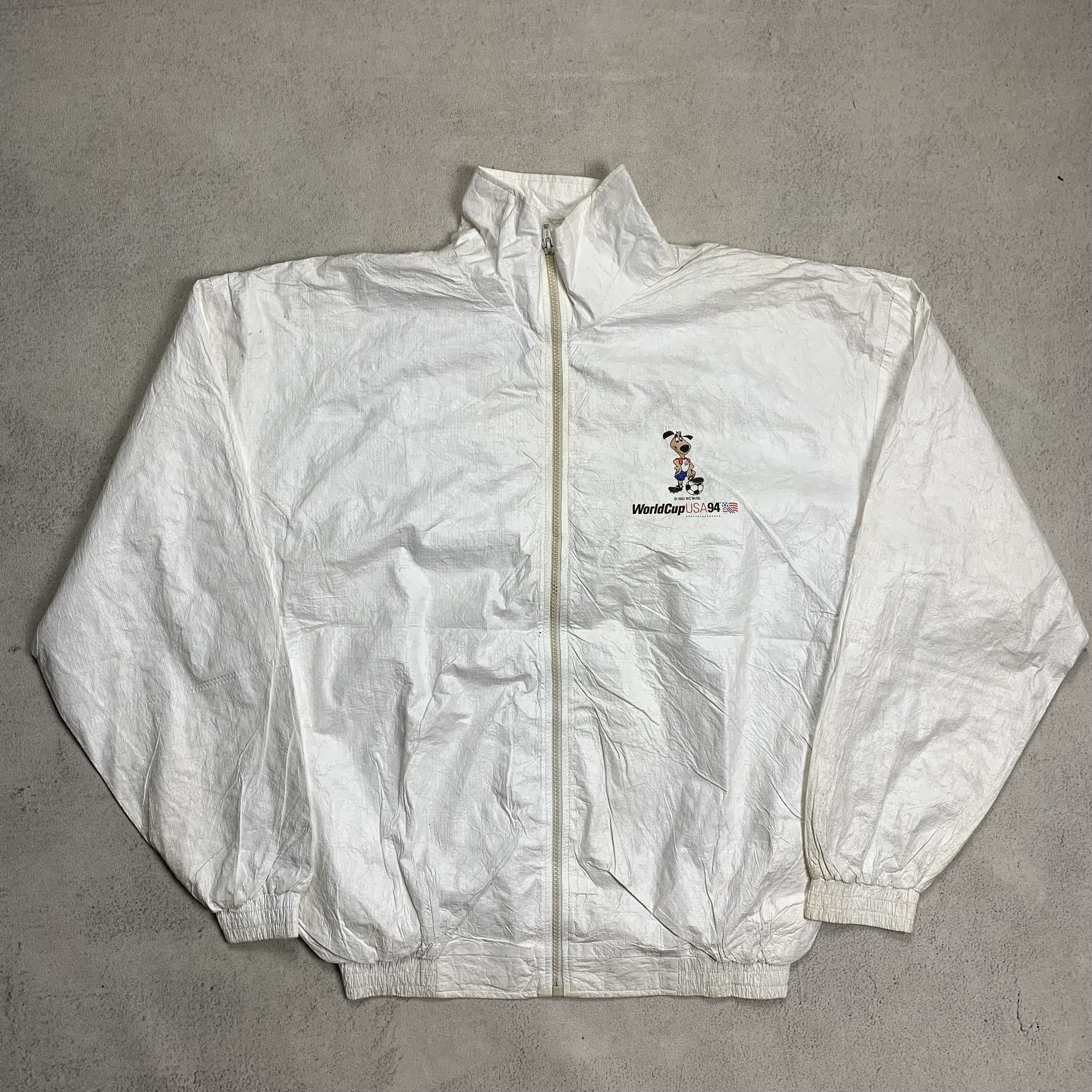 Vintage Vintage World Cup USA 94 Los Angeles Tyvek Jacket Size US L / EU 52-54 / 3 - 3 Thumbnail
