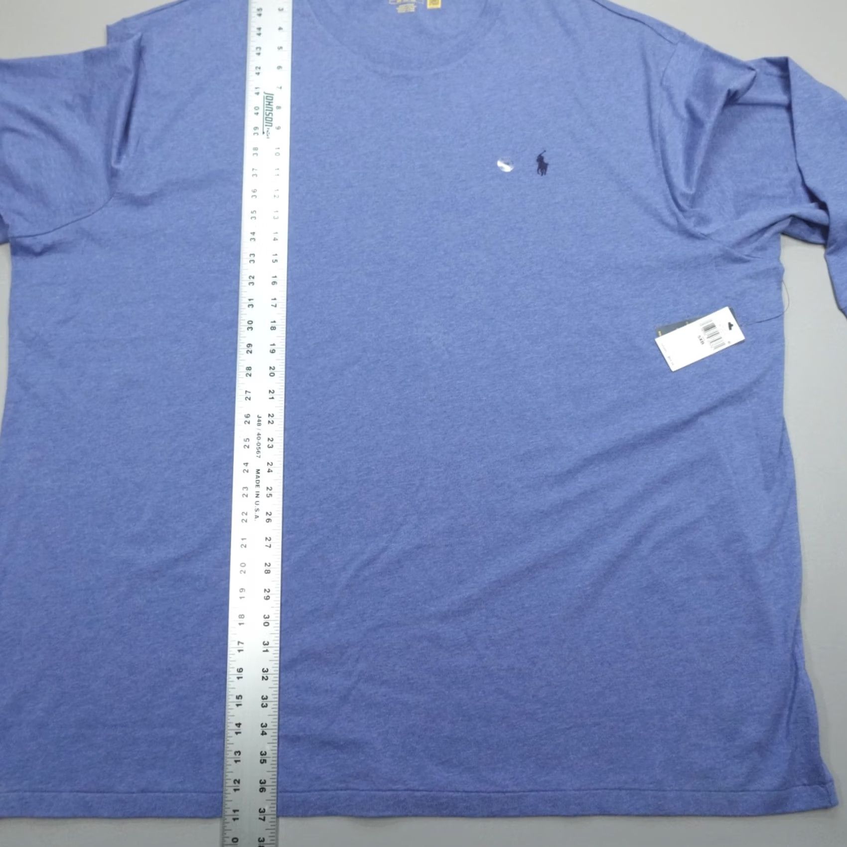 Polo Ralph Lauren Polo Ralph Lauren Big & Tall Crew-Neck T-Shirt LS Men's Size 5XB Blue Size US XXL / EU 58 / 5 - 5 Thumbnail